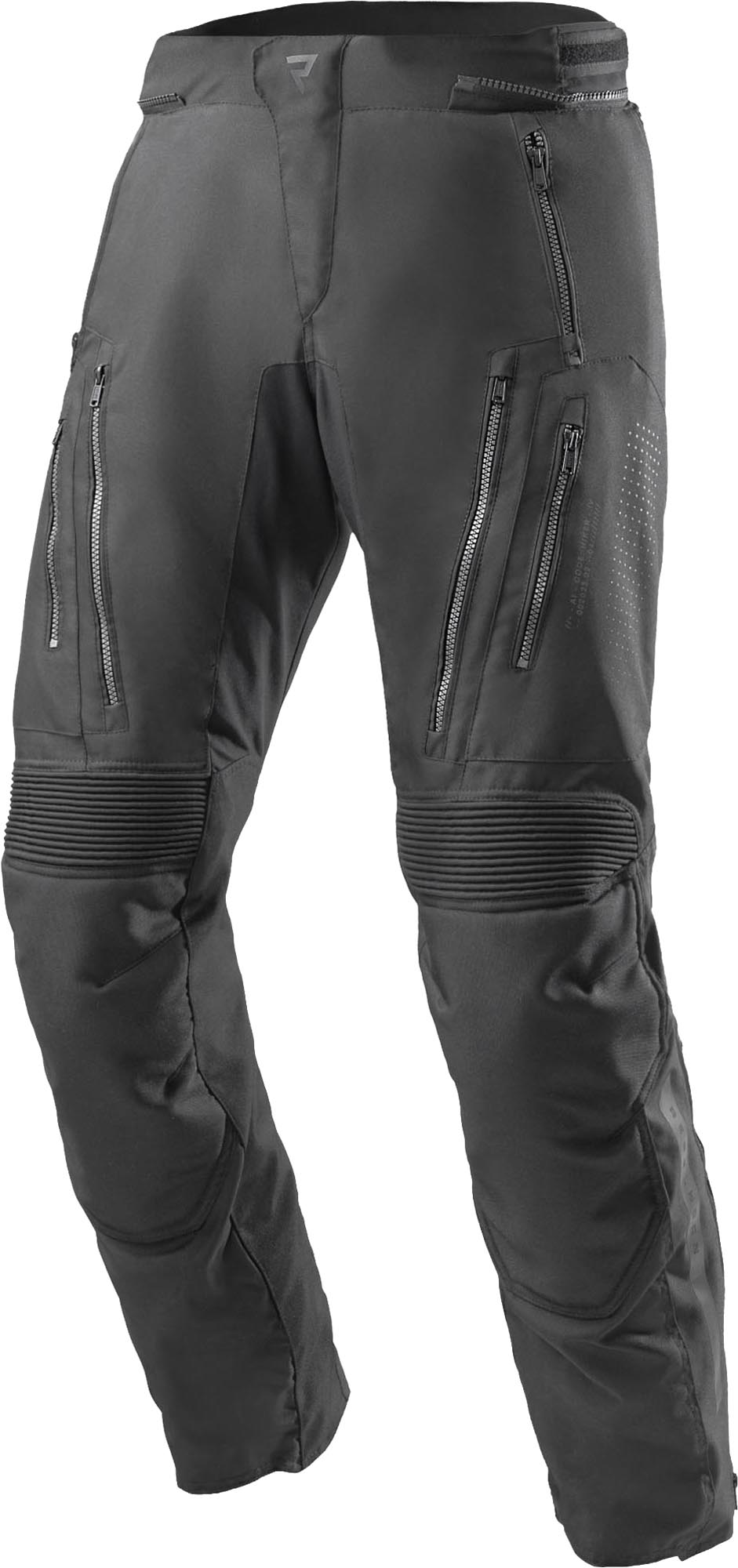 Rebelhorn Hiker 4 Pantalon textile de moto imperméable, noir, taille 6XL pour Hommes