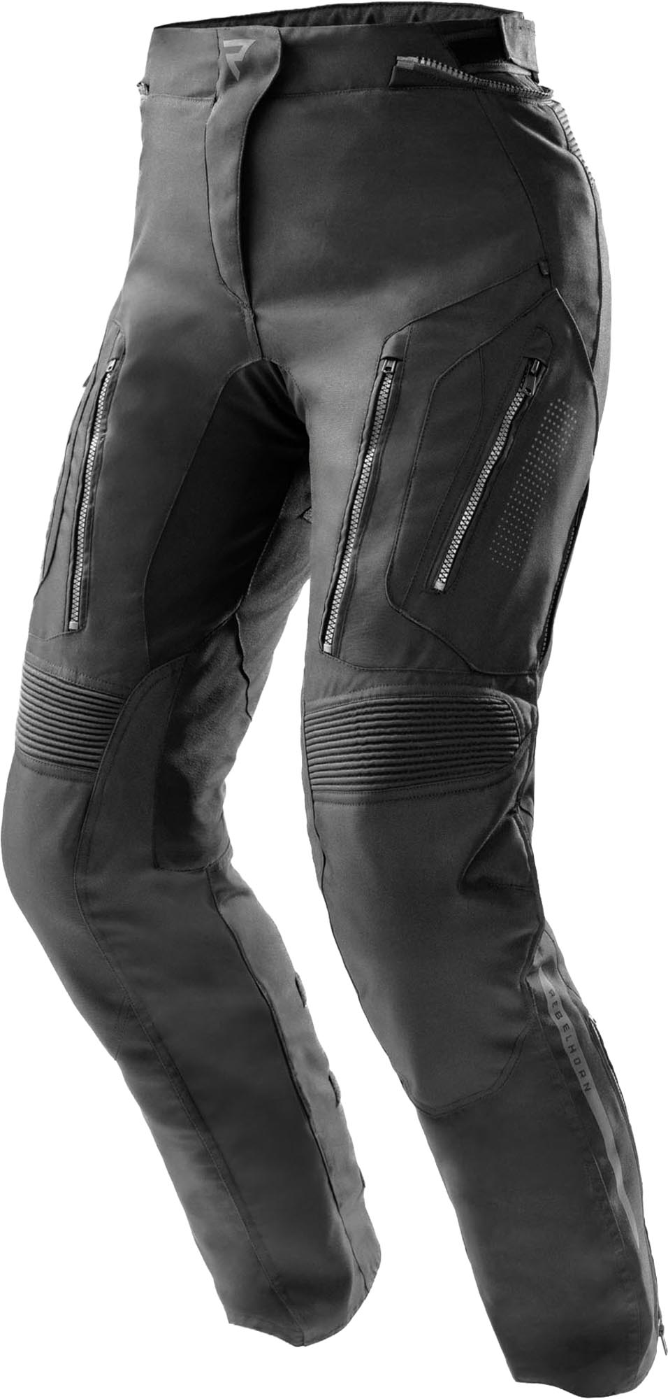Rebelhorn Hiker 4 pantalon textile pour femmes pour femmes, noir, taille XL