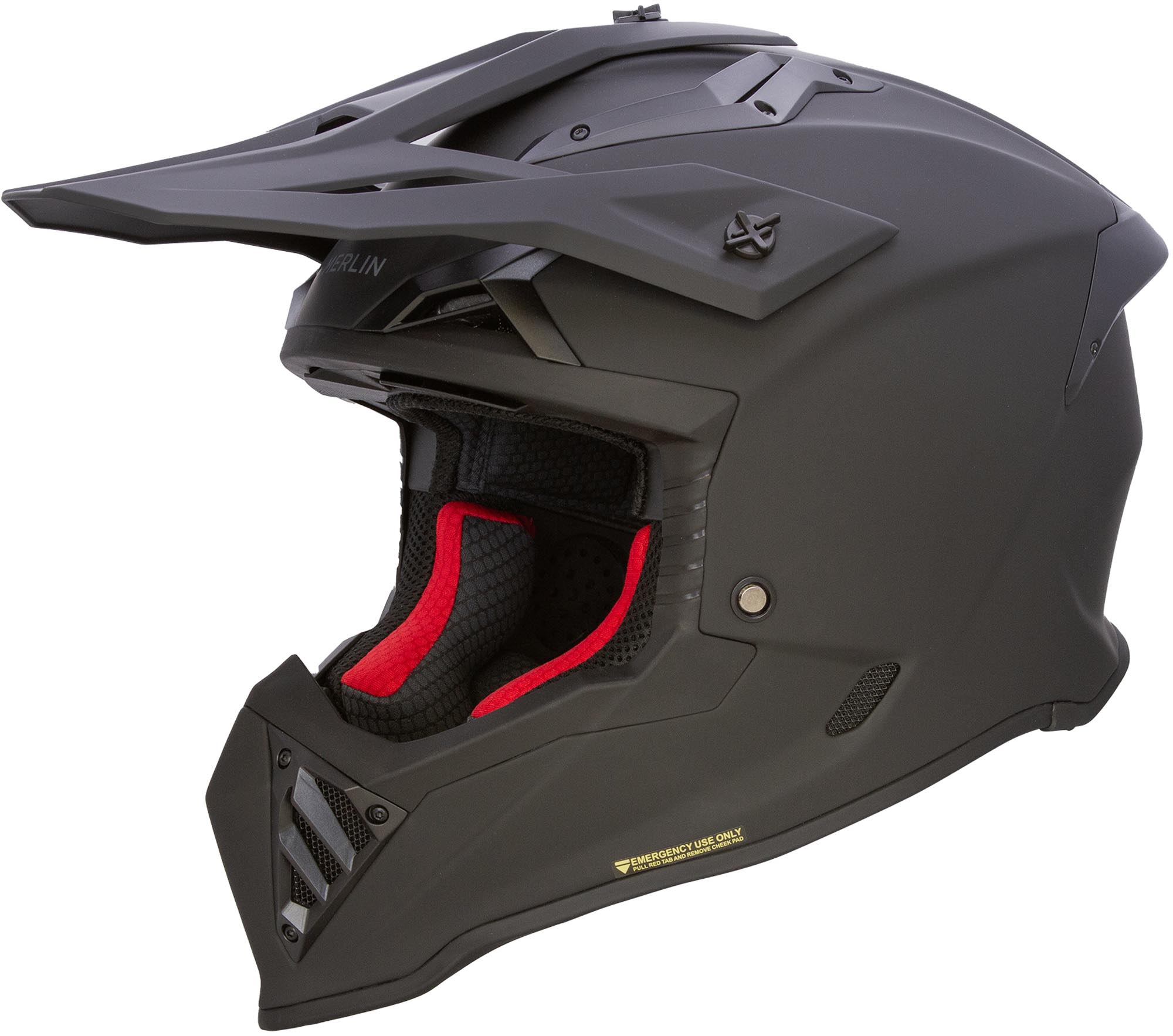 Merlin Recon Gravel Matt Casque de motocross, taille S pour Hommes