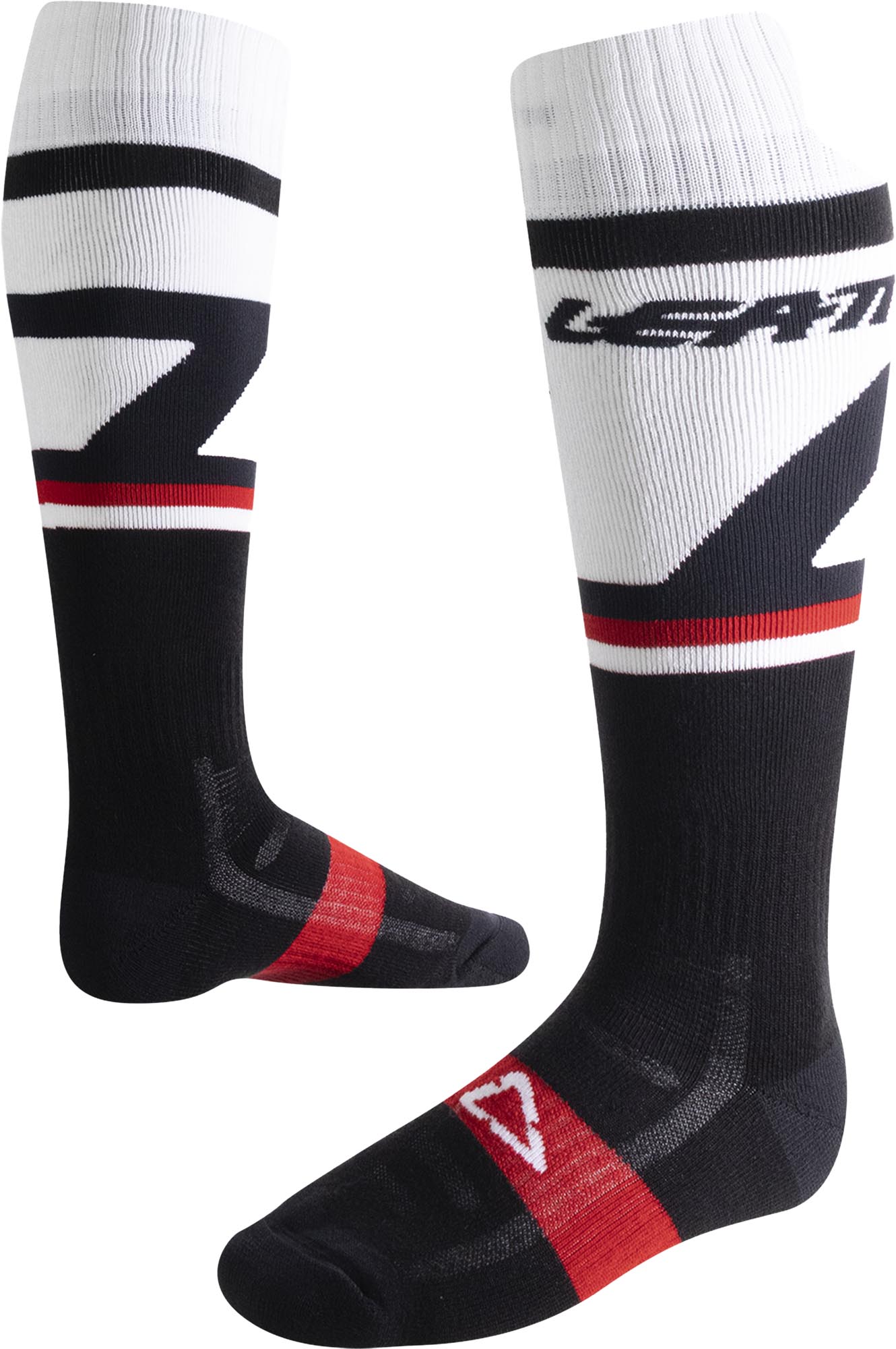 Leatt Moto Angled Chaussettes de motocross, taille S M pour Hommes