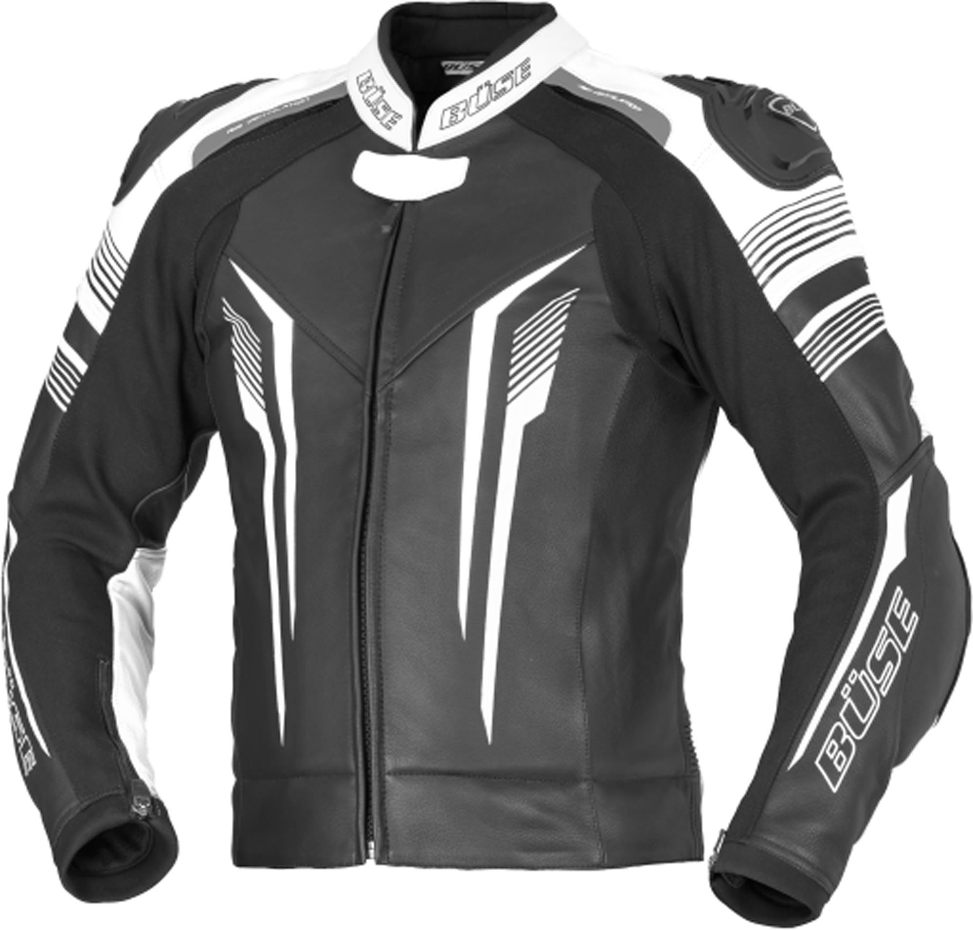 Büse Men's Tormo Motorcycle Leather Jacket, Size 58 For
