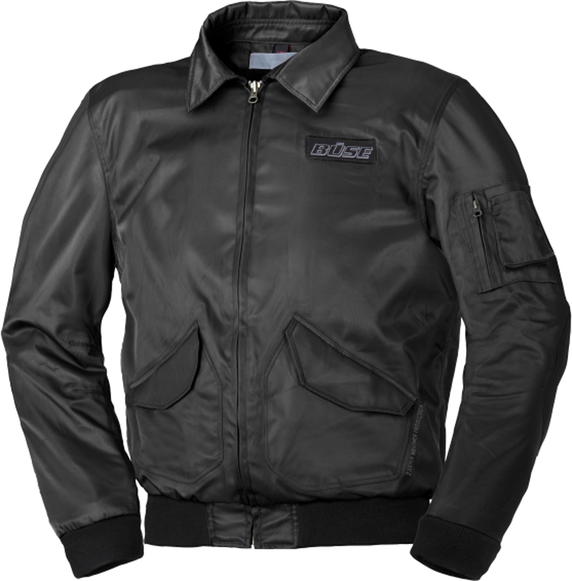 Büse Men's Black Kingman 2 Motorcycle Textile Jacket, Size 58 For