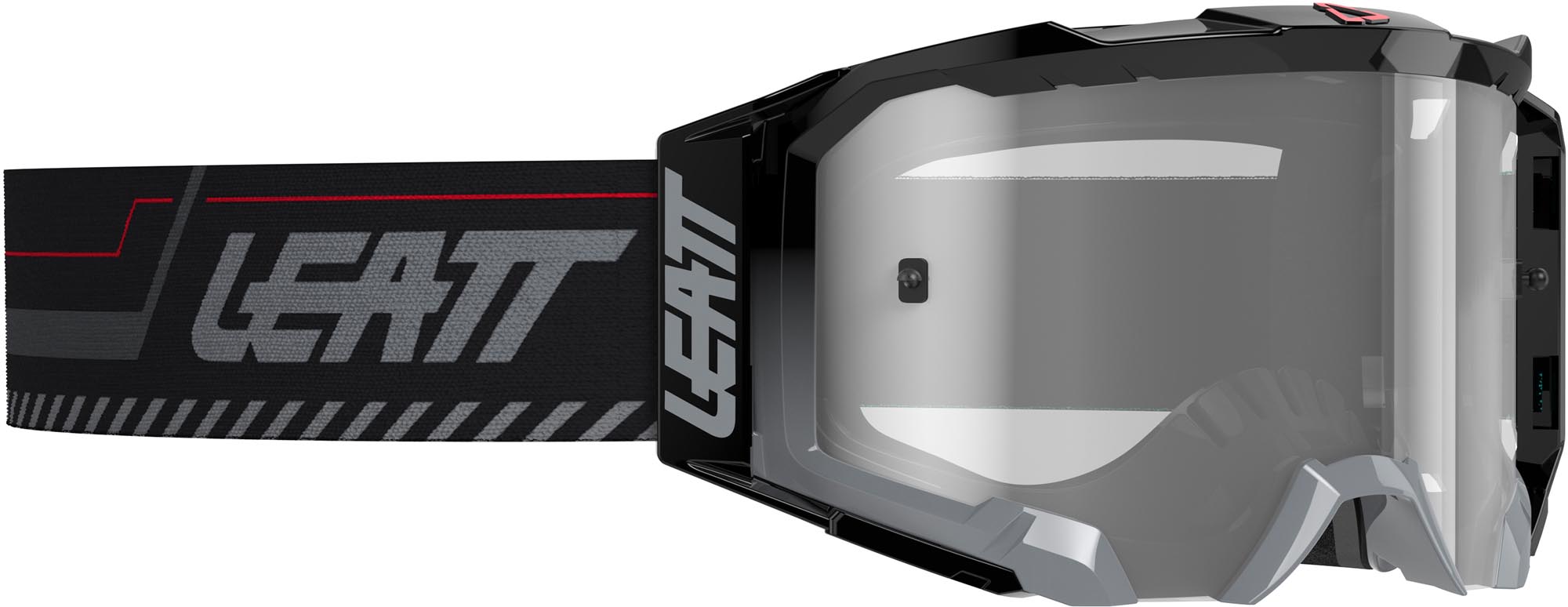 Leatt Men's Grey Velocity 5.5 Iriz Stripes Motocross Goggles, For