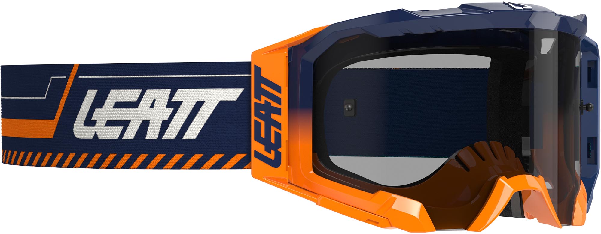Leatt Men's Orange Velocity 5.5 Stripes Motocross Goggles, For