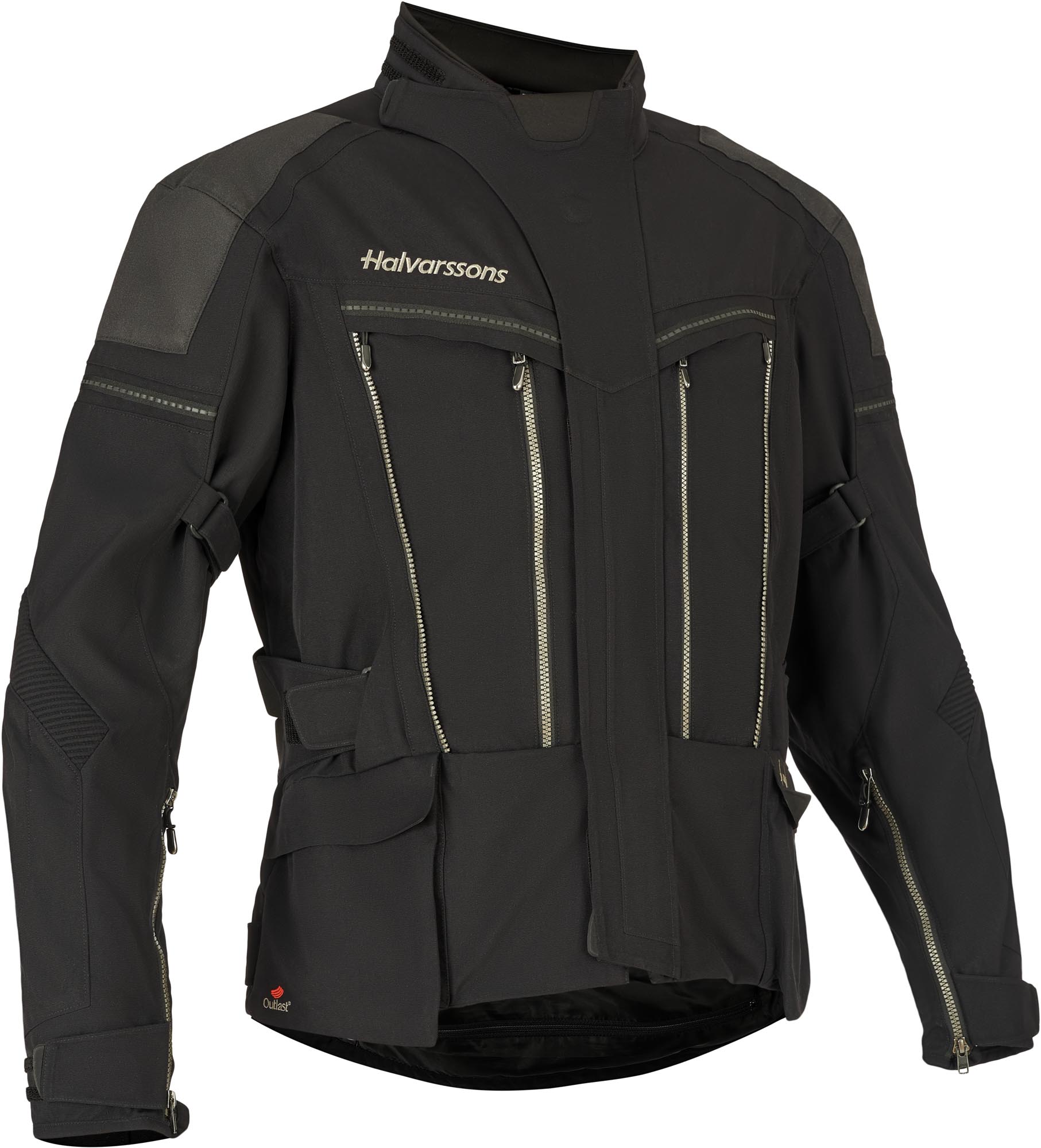 Halvarssons Mora V2 Veste textile moto imperméable, noir, taille 54 pour Hommes