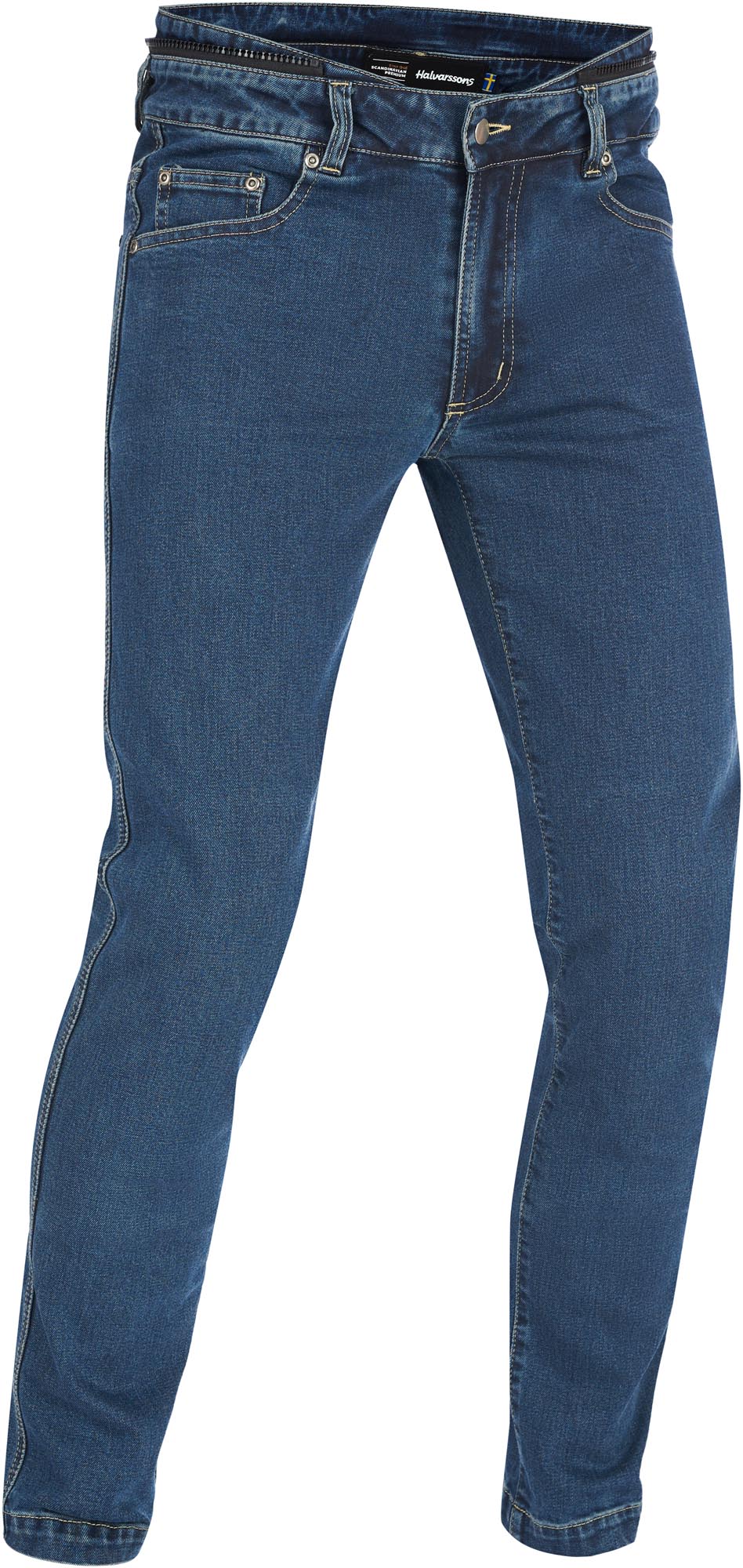 Halvarssons Nyberg 2 Jeans moto, bleu, taille 48 pour Hommes