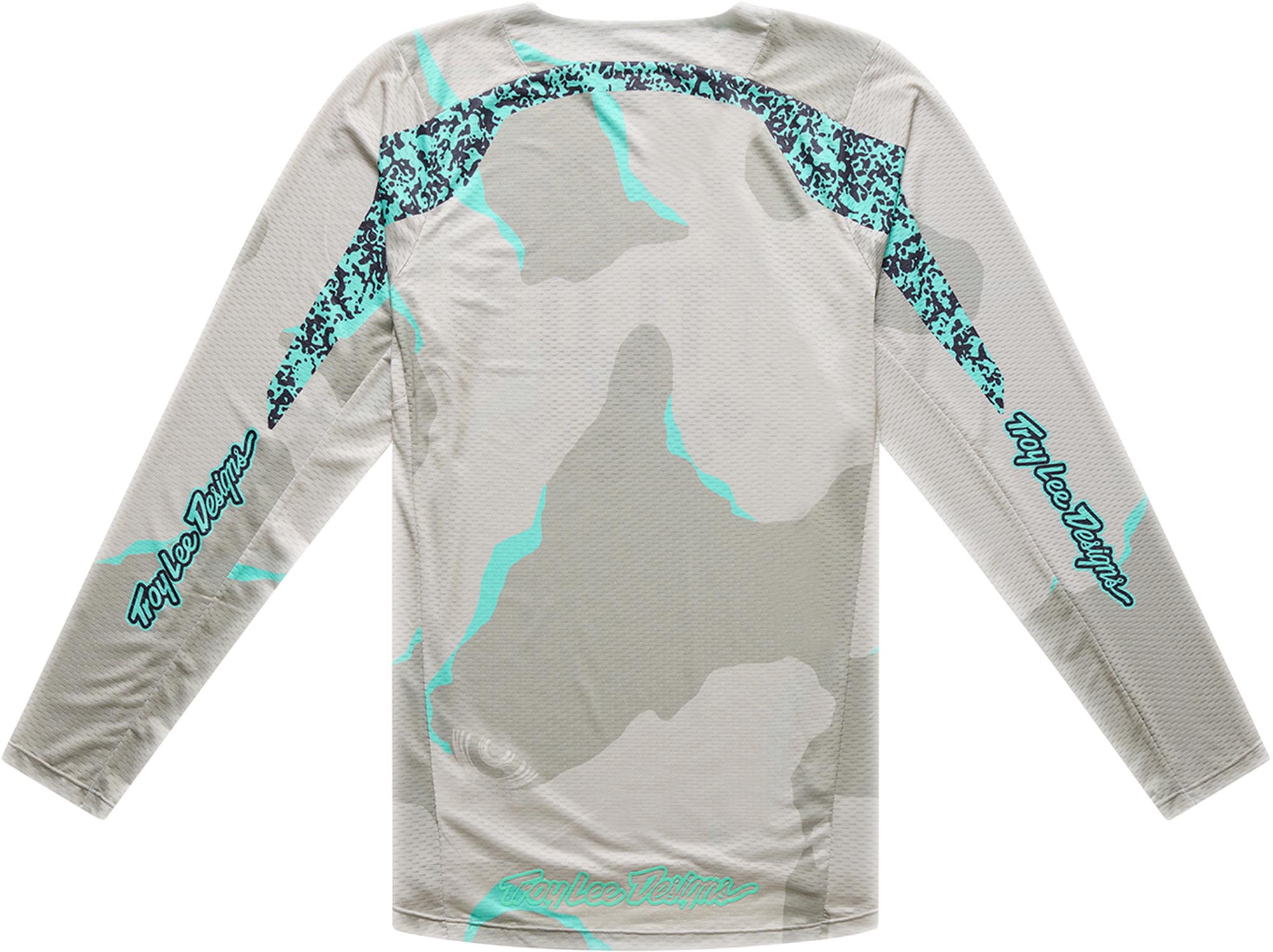 Side view of Troy Lee Designs GP Pro Air Camo Motocross Jersey, grey, Size XL for Men