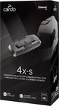Cardo 4X-S Bluetooth Communication System Single Pack for Shoei Gen 3 Motorcycle Helmets