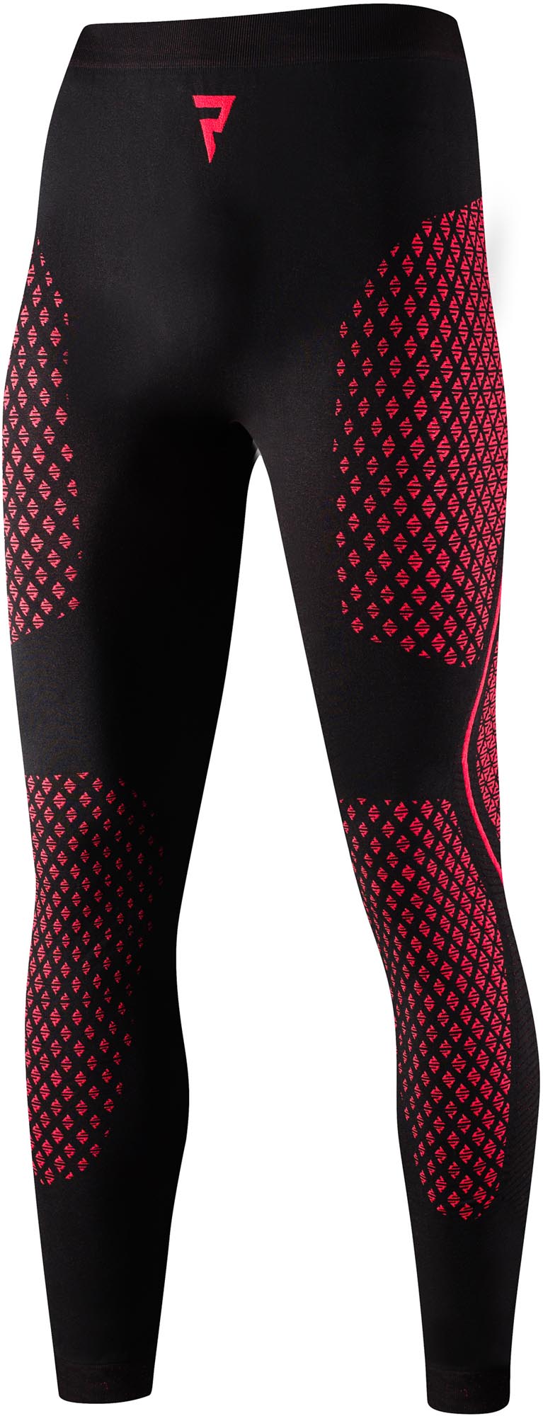 Rebelhorn Therm 2 Pantalon fonctionnel de moto, noir-rouge, taille XL 2XL pour Hommes