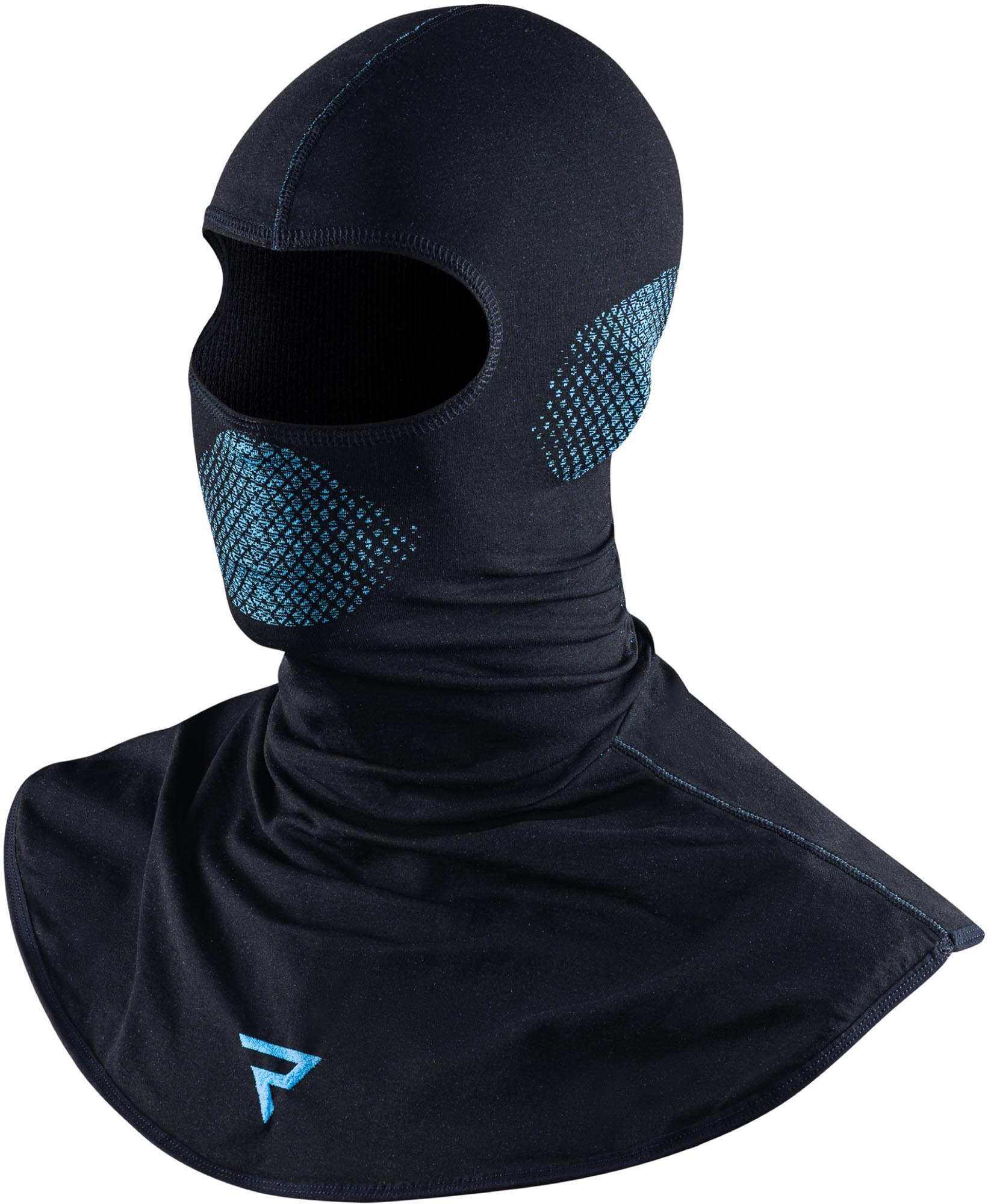Rebelhorn Therm 2 Cagoule de moto, noir-bleu, taille L pour Hommes