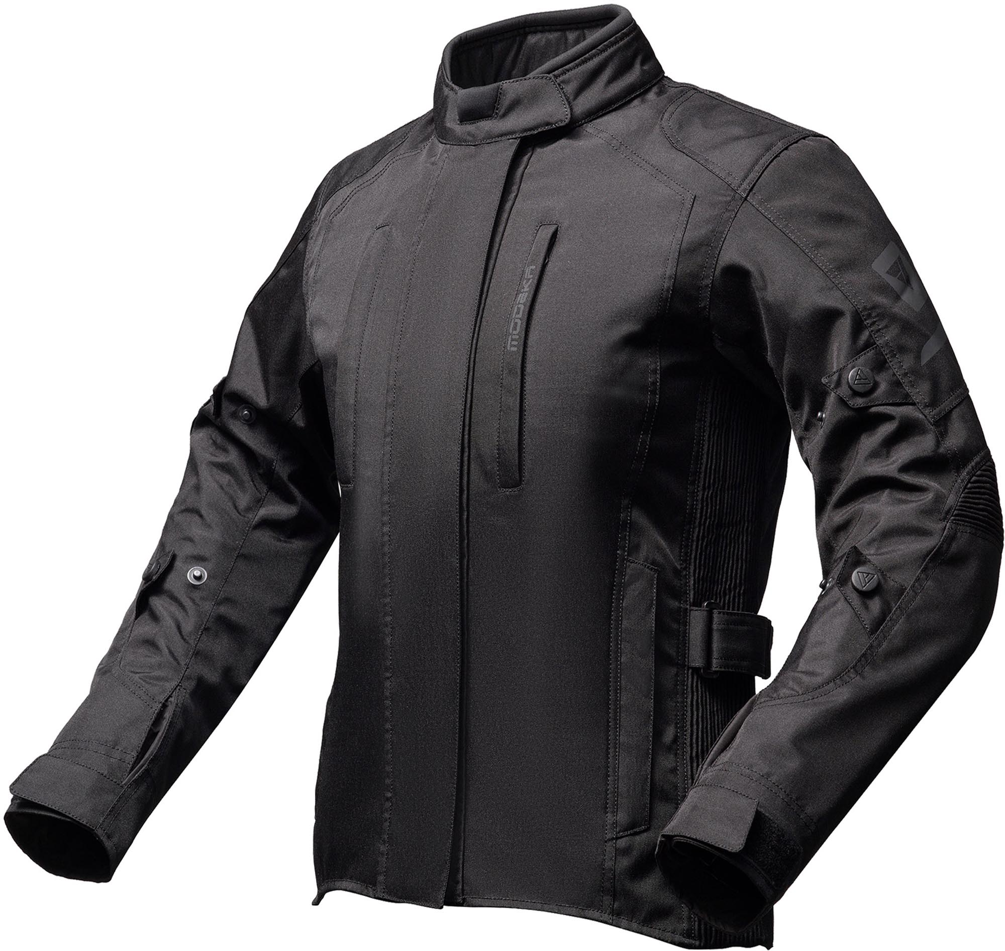 Modeka Tarex II Veste textile moto pour dames, noir, taille 46 pour Femmes