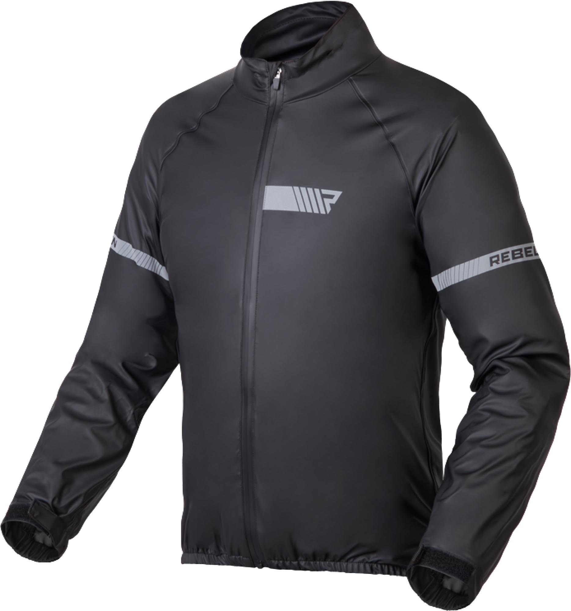 Rebelhorn Ocean Veste imperméable moto, noir, taille 2XS pour Hommes