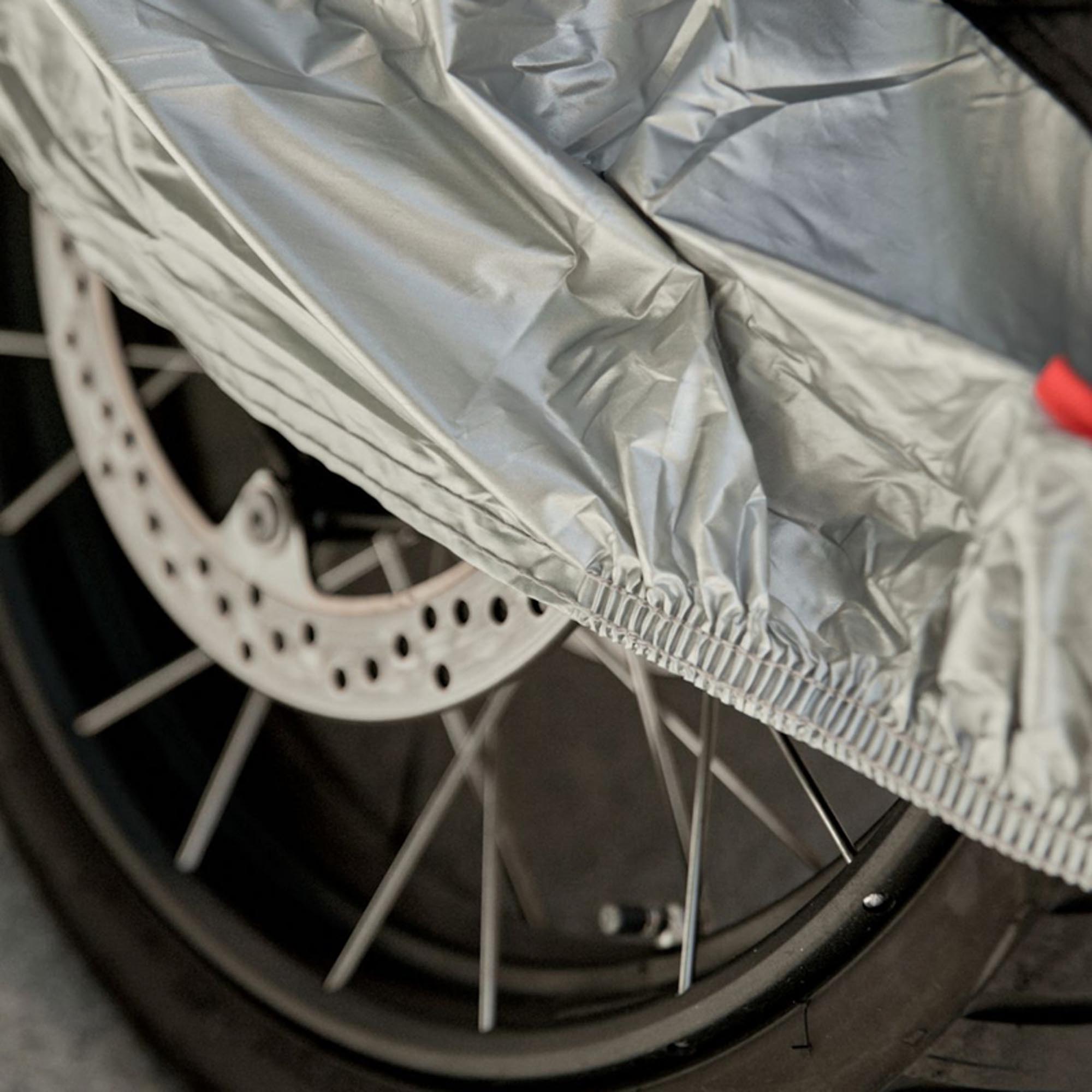 Side view of Rebelhorn Cover 2 Top Motorcycle Cover, Size L for Men