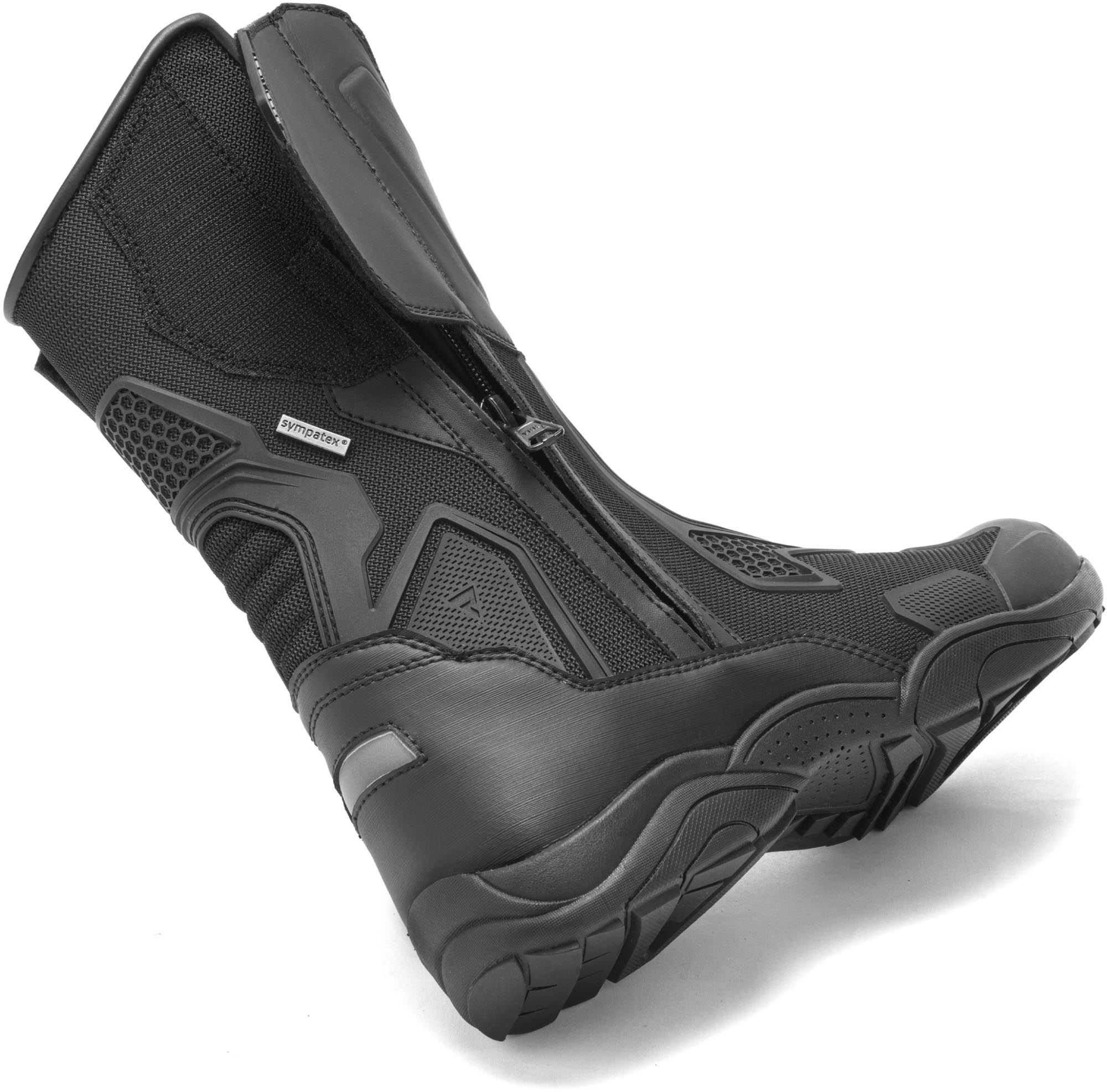 Side view of Rebelhorn Range waterproof Motorcycle Boots, Size 39 for Men