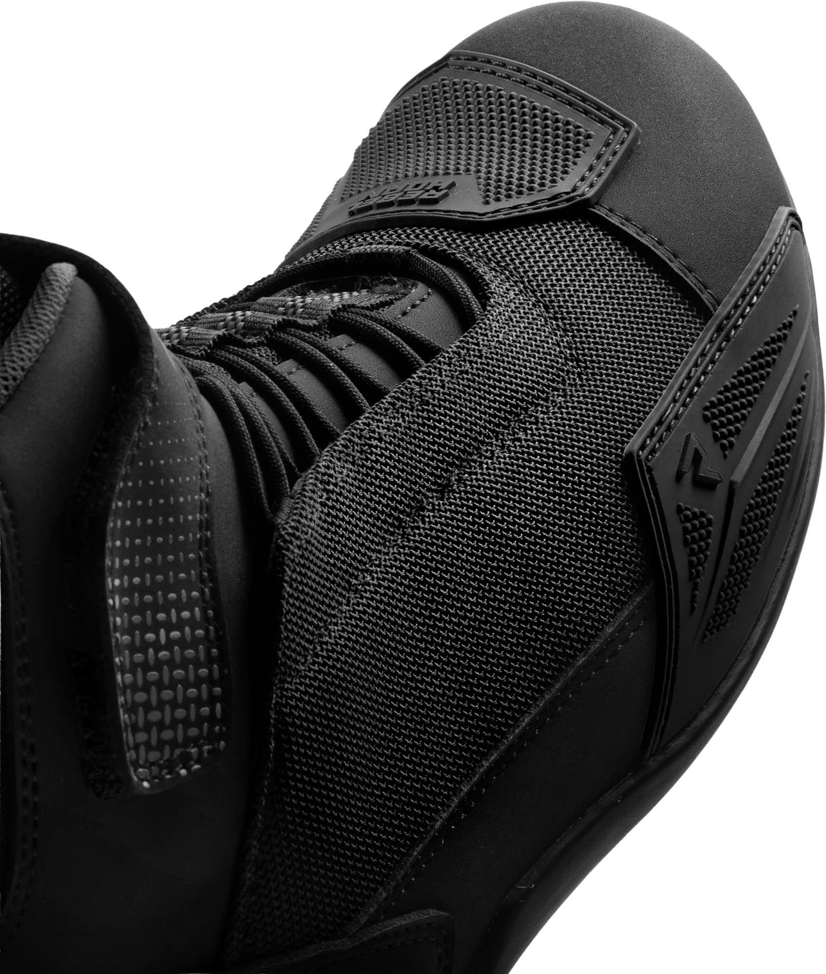 Side view of Rebelhorn Swift Motorcycle Shoes, black, Size 44 for Men