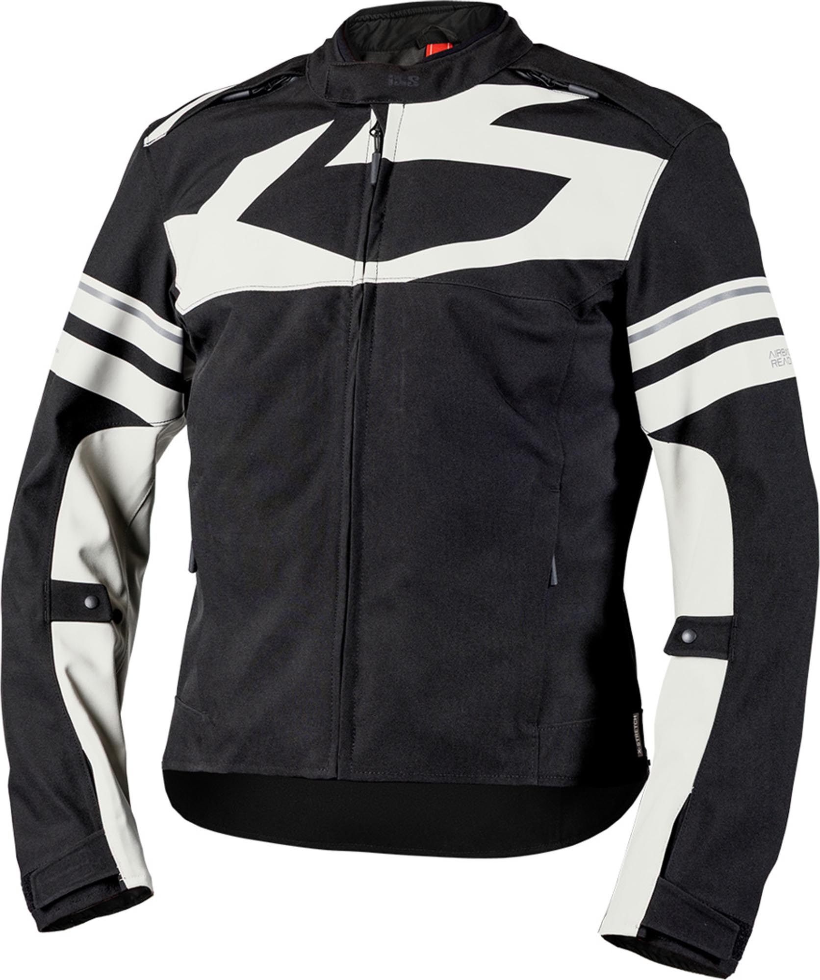Ixs Rapid-Stx 2.2 Waterproof Motorcycle Textile Jacket, Black-Grey, Size 5XL For Men