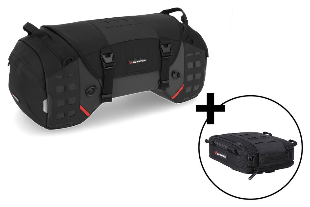 SW-Motech Black Week-pakke PRO Travelbag halepose - 1680D ballistisk nylon. Svart/antrasitt.