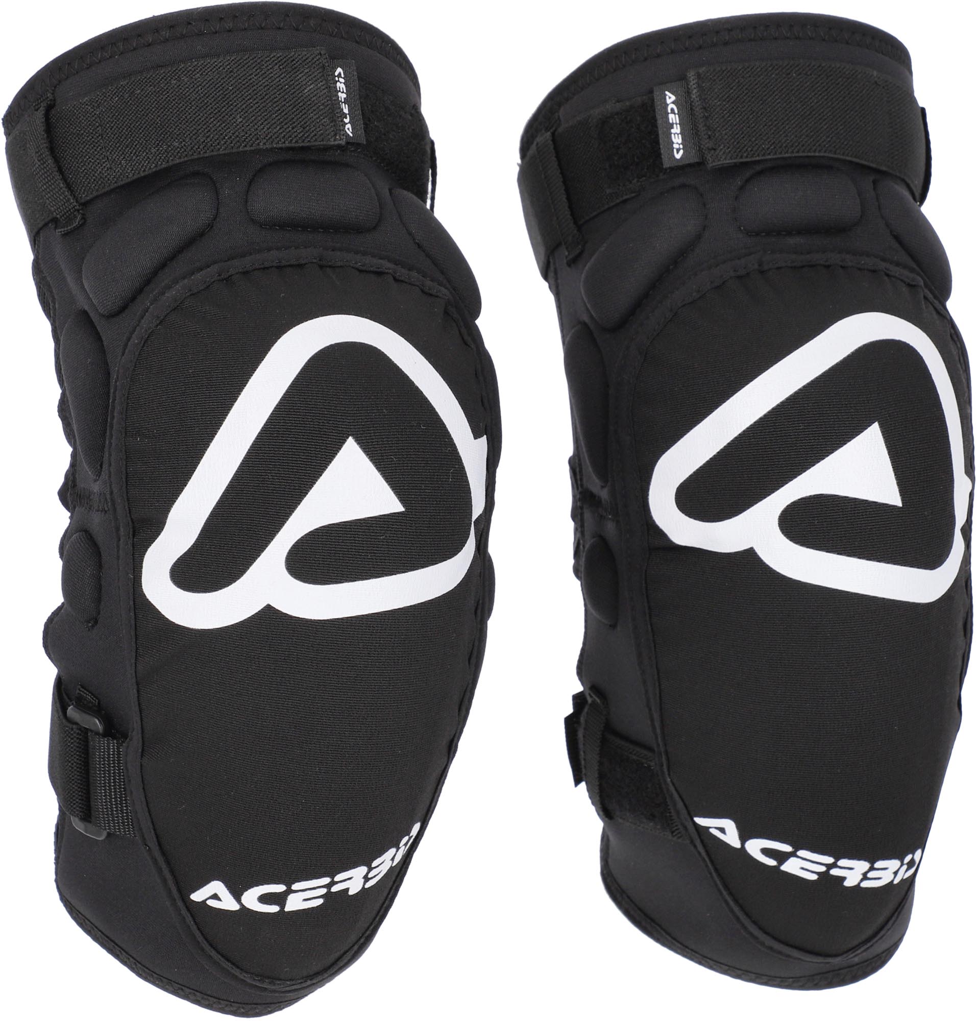 Acerbis Soft Logo Youth Knee Protectors, black for Kids-image-771200240