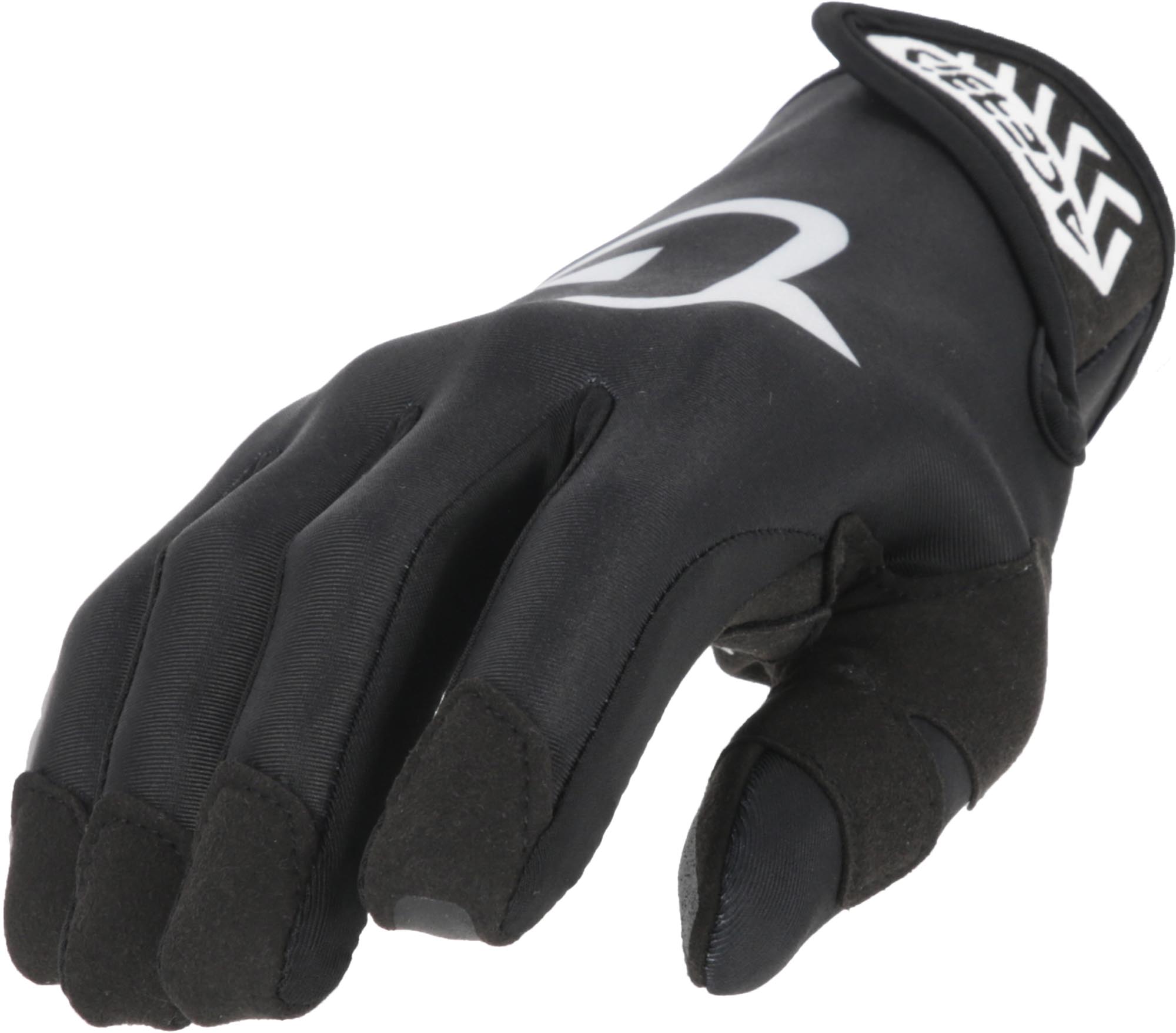 Acerbis Neoprene 3.0 Logo Motorcycle Gloves, Black, Size S For Men