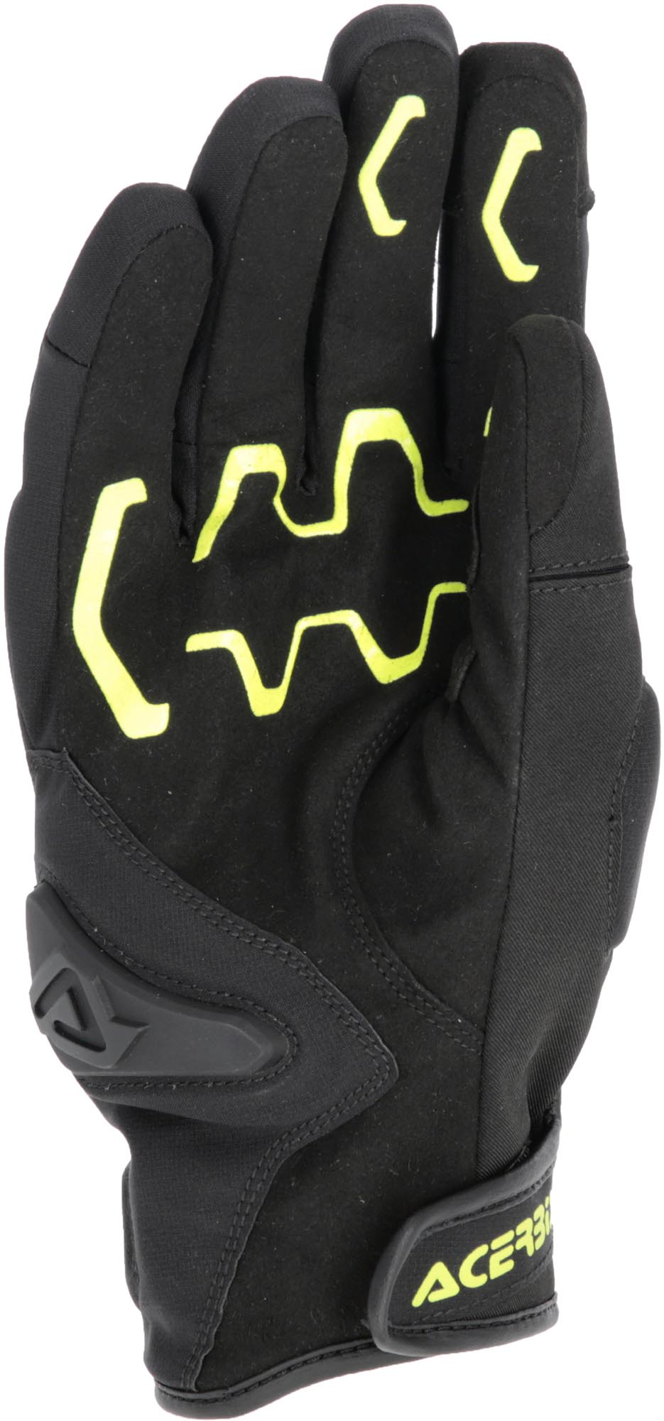 Side view of Acerbis X-Street WP waterproof Motorcycle Gloves, black-yellow, Size XL for Men