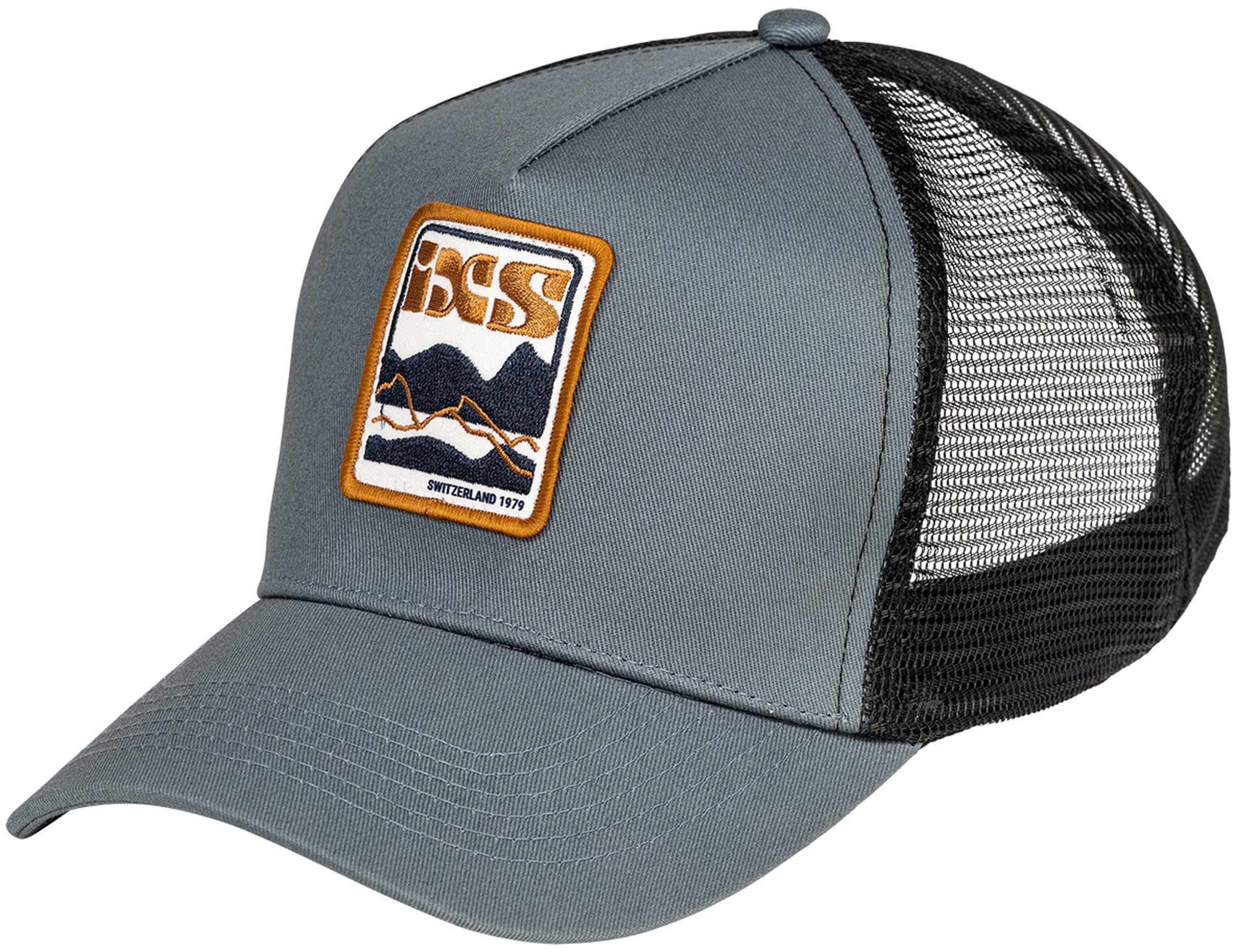 IXS Brand 1.0 Trucker Cap, grey-blue for Men