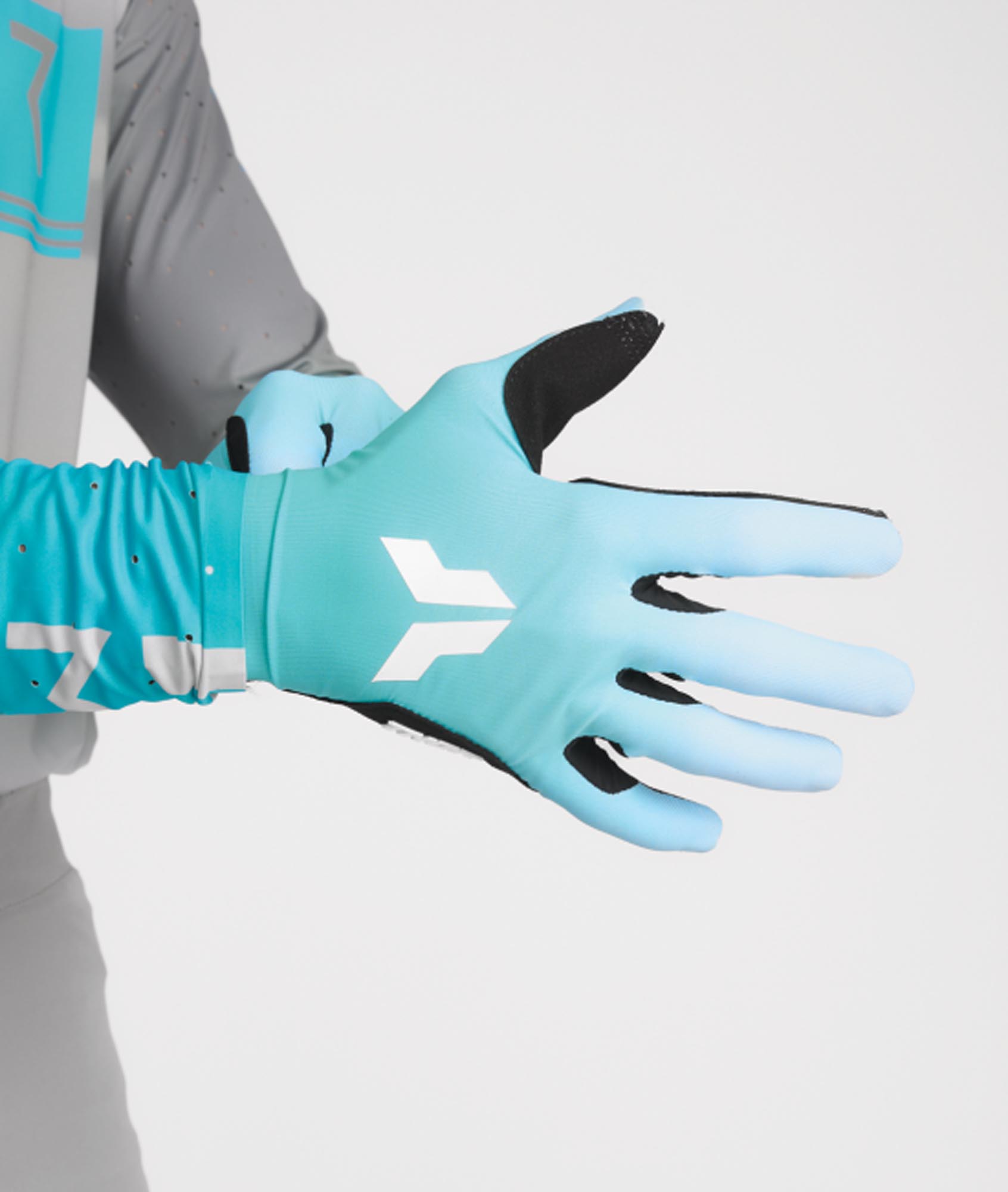 Side view of Thor Sportmode Iconic Motocross Gloves, Size S for Men
