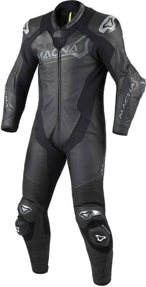 Macna Blitz Traje de cuero de moto de una sola pieza