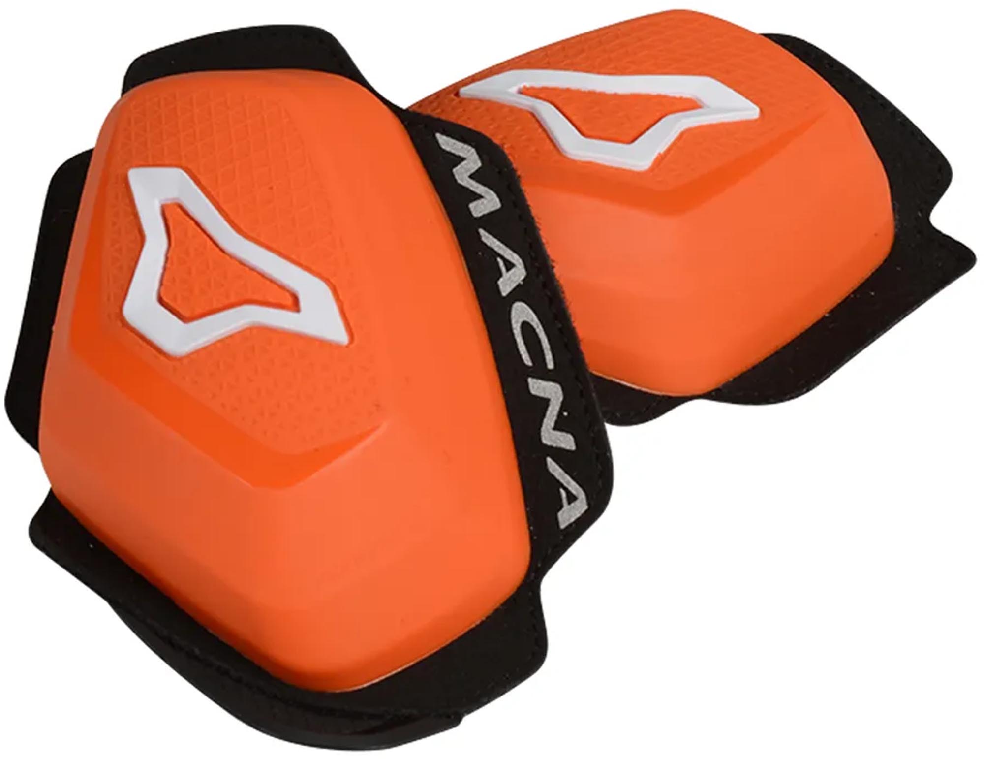 Macna MotoGP Pro Knee Slider, white-orange for Men-image-465201566