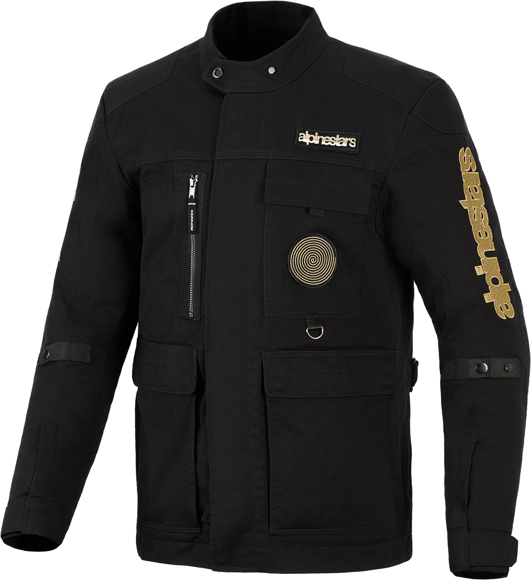 Alpinestars Men's Black Dice Motorcycle Textile Jacket, Size Xl For