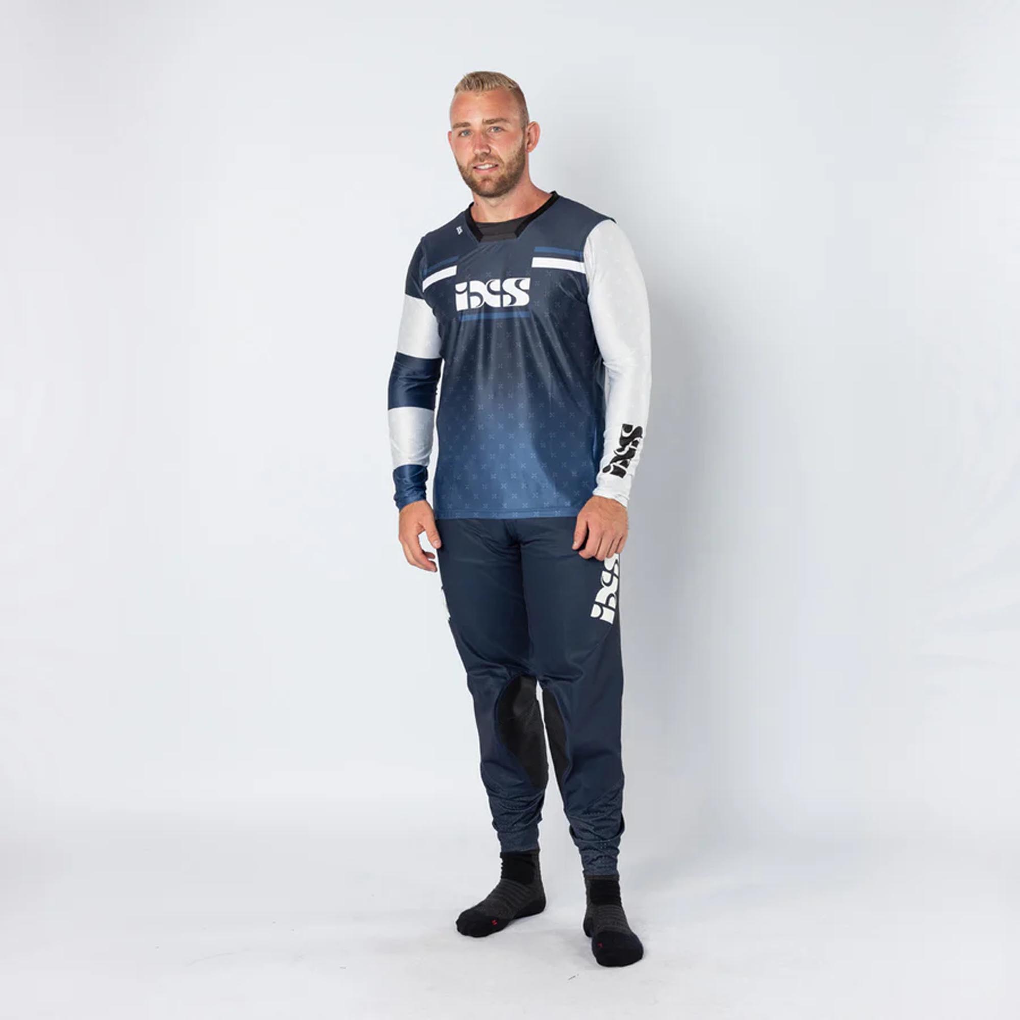 Side view of IXS Trigger-MX 1.0 Motocross Jersey, Size L for Men