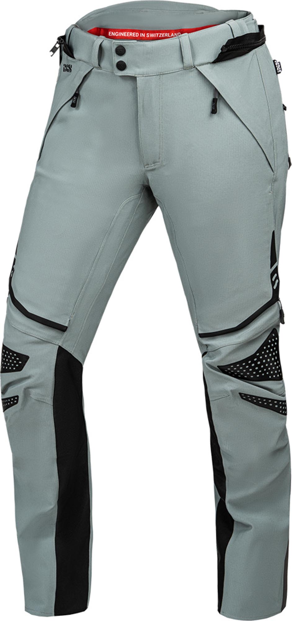 Ixs Tourster-Stx 2.0 Waterproof Ladies Motorcycle Textile Pants, Grey-Blue, Size 4XL For Women