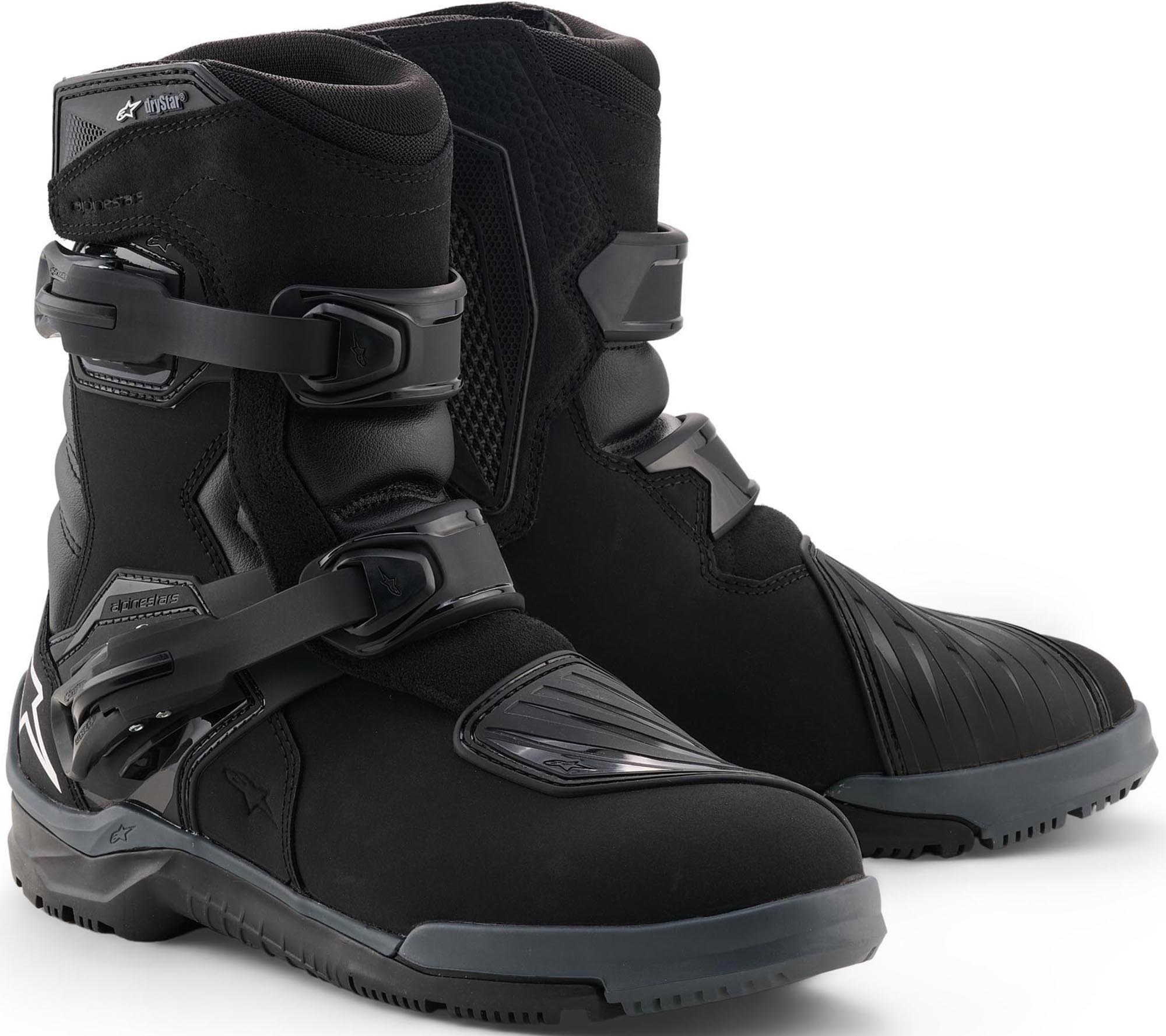 Alpinestars Men's Black Belize V2 Drystar Waterproof Motorcycle Boots, Size 46 For