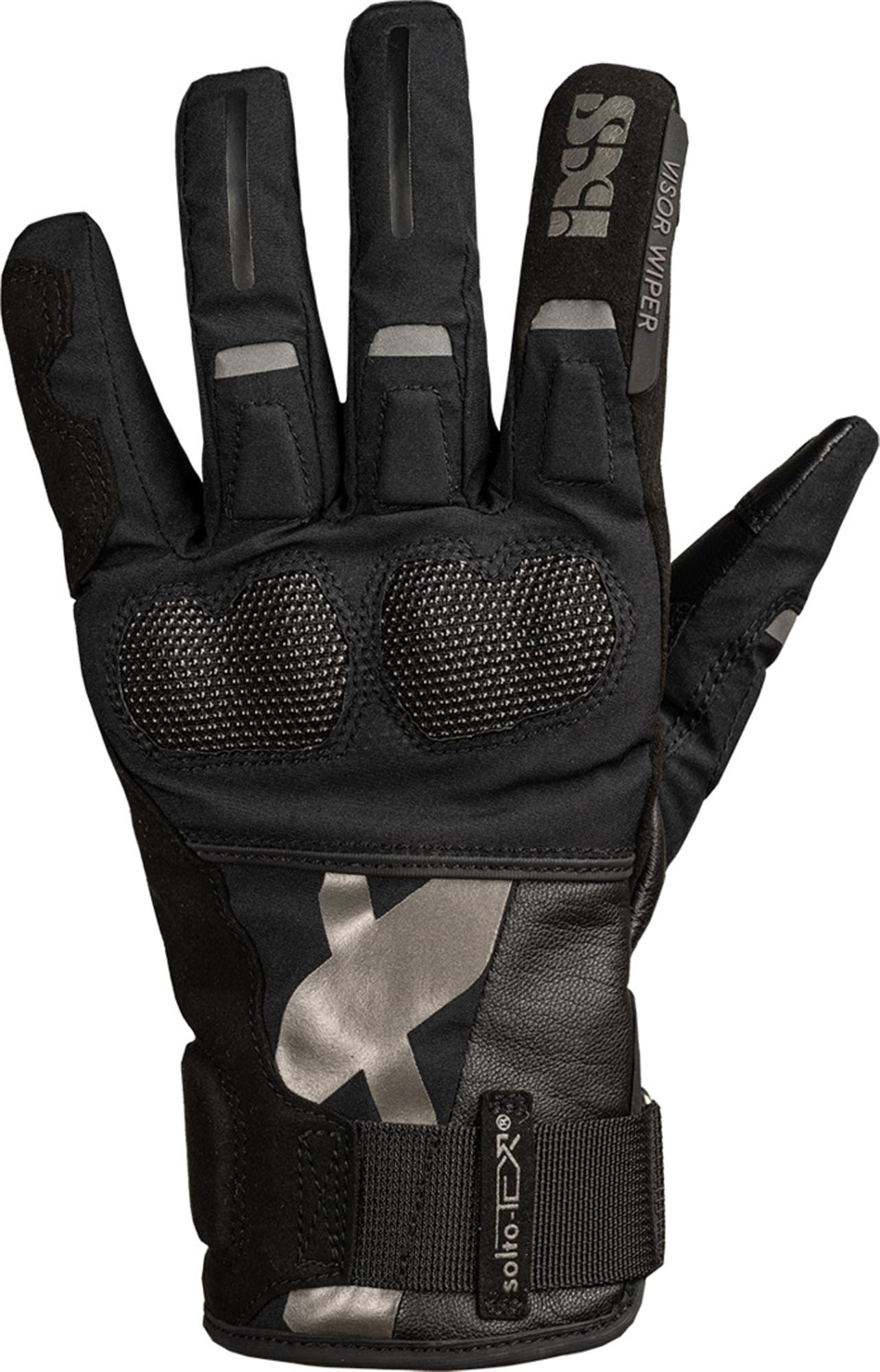 Ixs Venture-Stx-Z 1.0 Waterproof Ladies Motorcycle Gloves, Black, Size L For Women