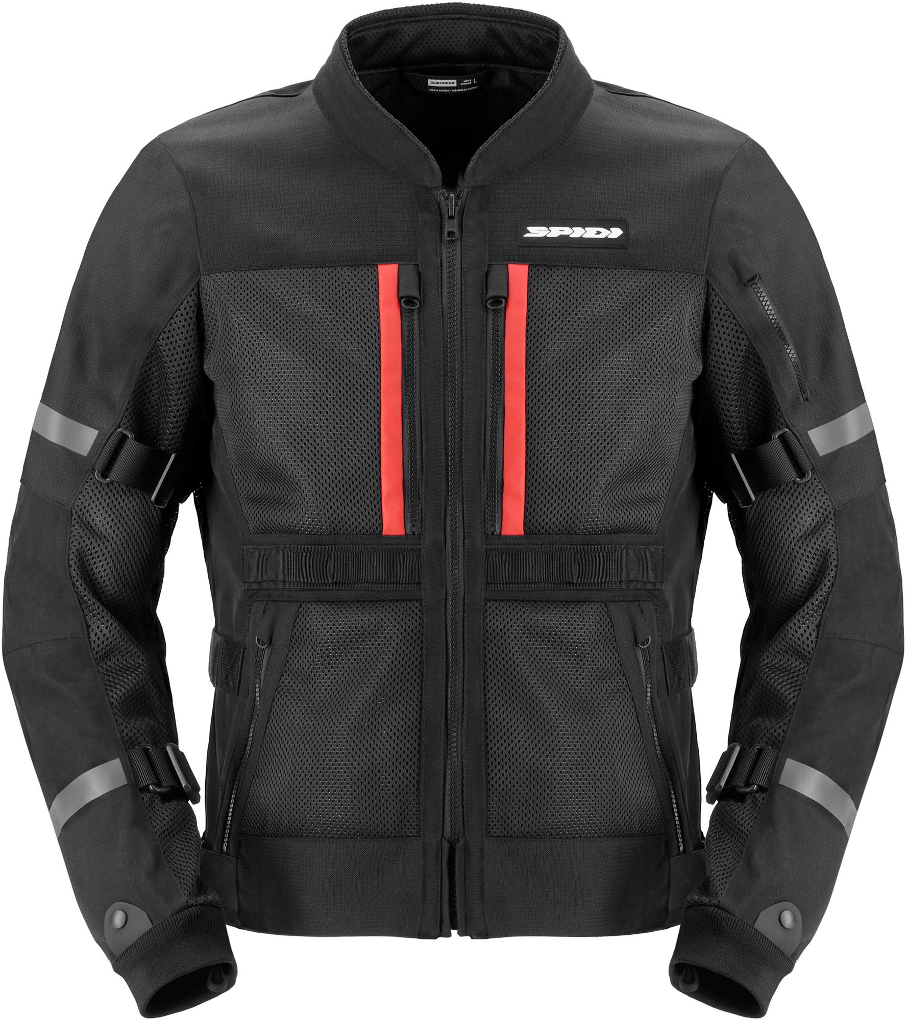 Spidi Tech Armor 2 Motorcycle Textile Jacket, Black, Size L For Men