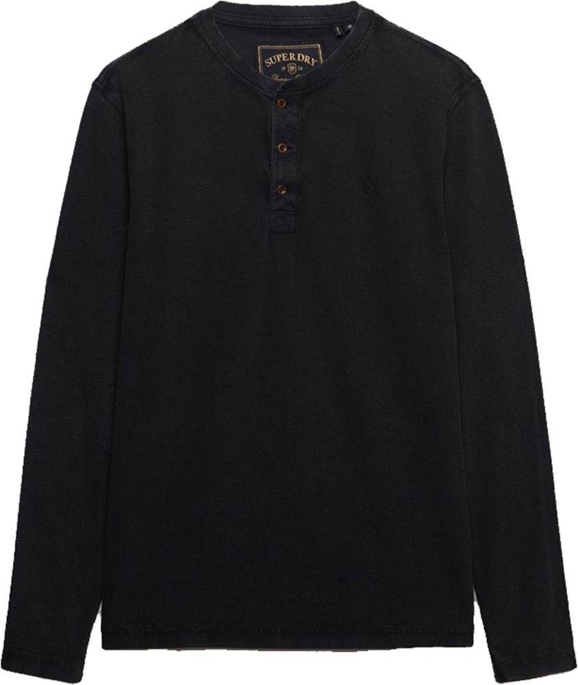 Superdry & Co Waffle Henley Koszula z długim rękawem