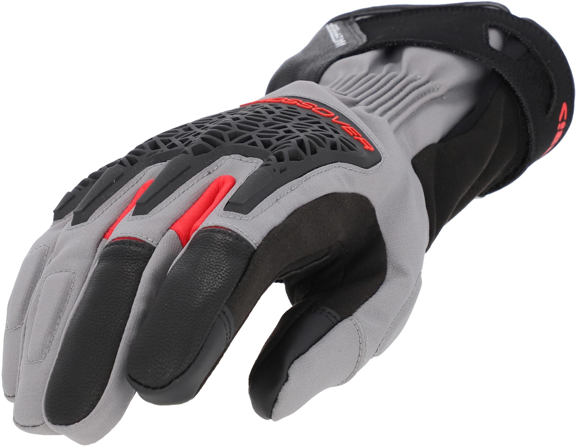 Acerbis Crossover WP waterproof Ladies Motorcycle Gloves, black-grey, Size XL for Women-image-914529618