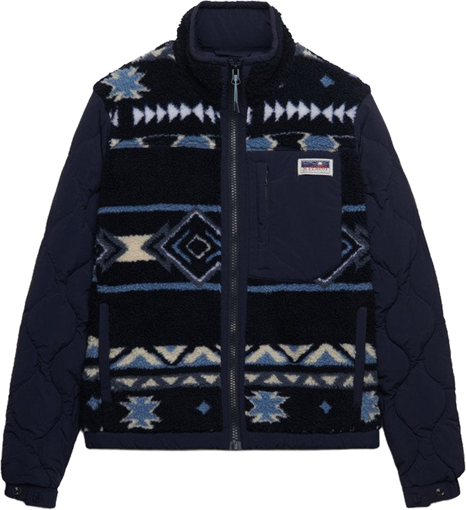 Superdry & Co Fleece Onion Quilt 混合夹克