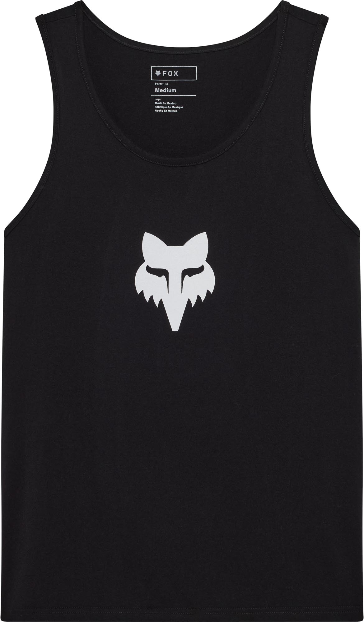 FOX Head 195 Original Tank Top, black, Size L for Men