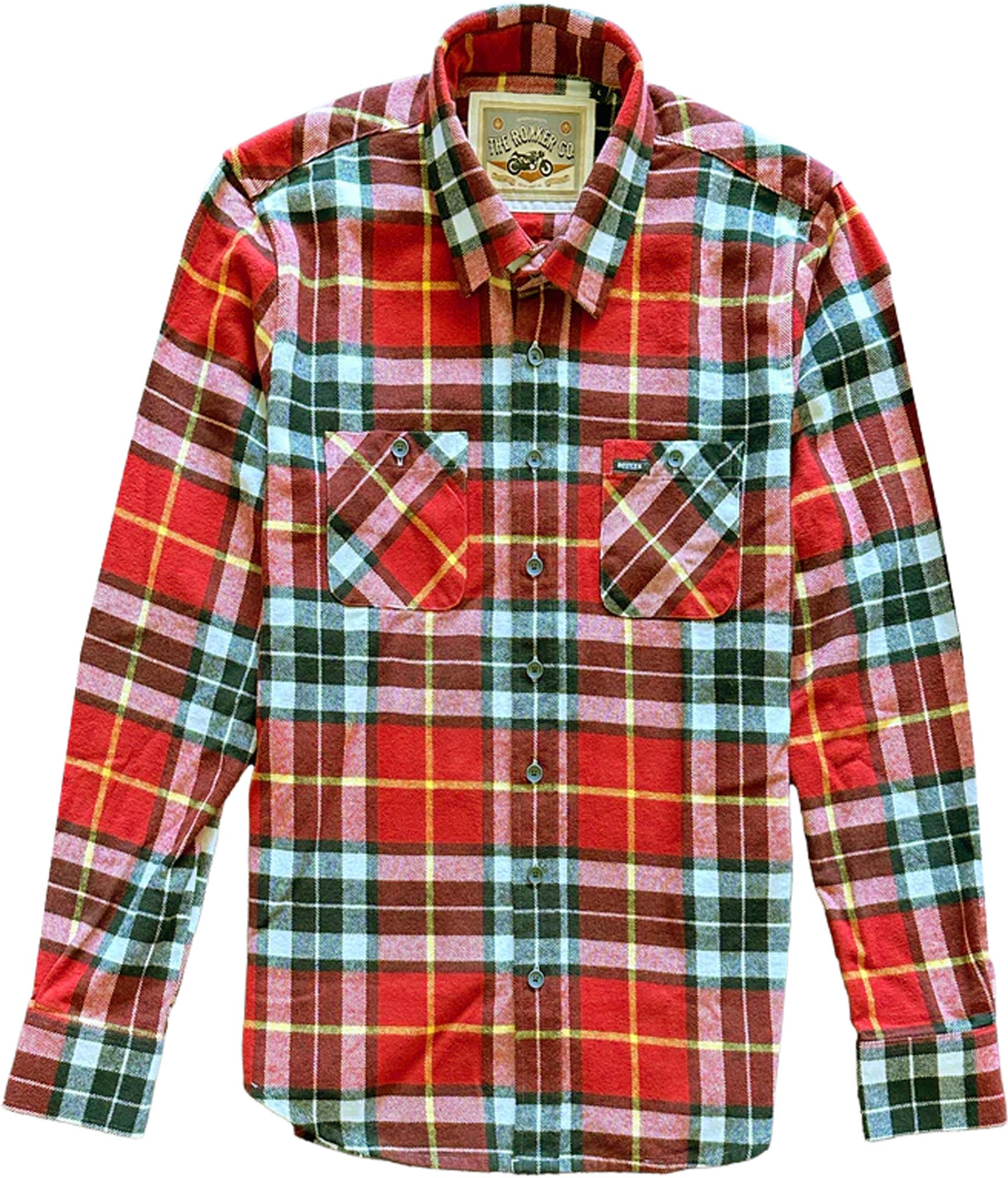Rokker Portland Flanel Shirt, Size M For Men