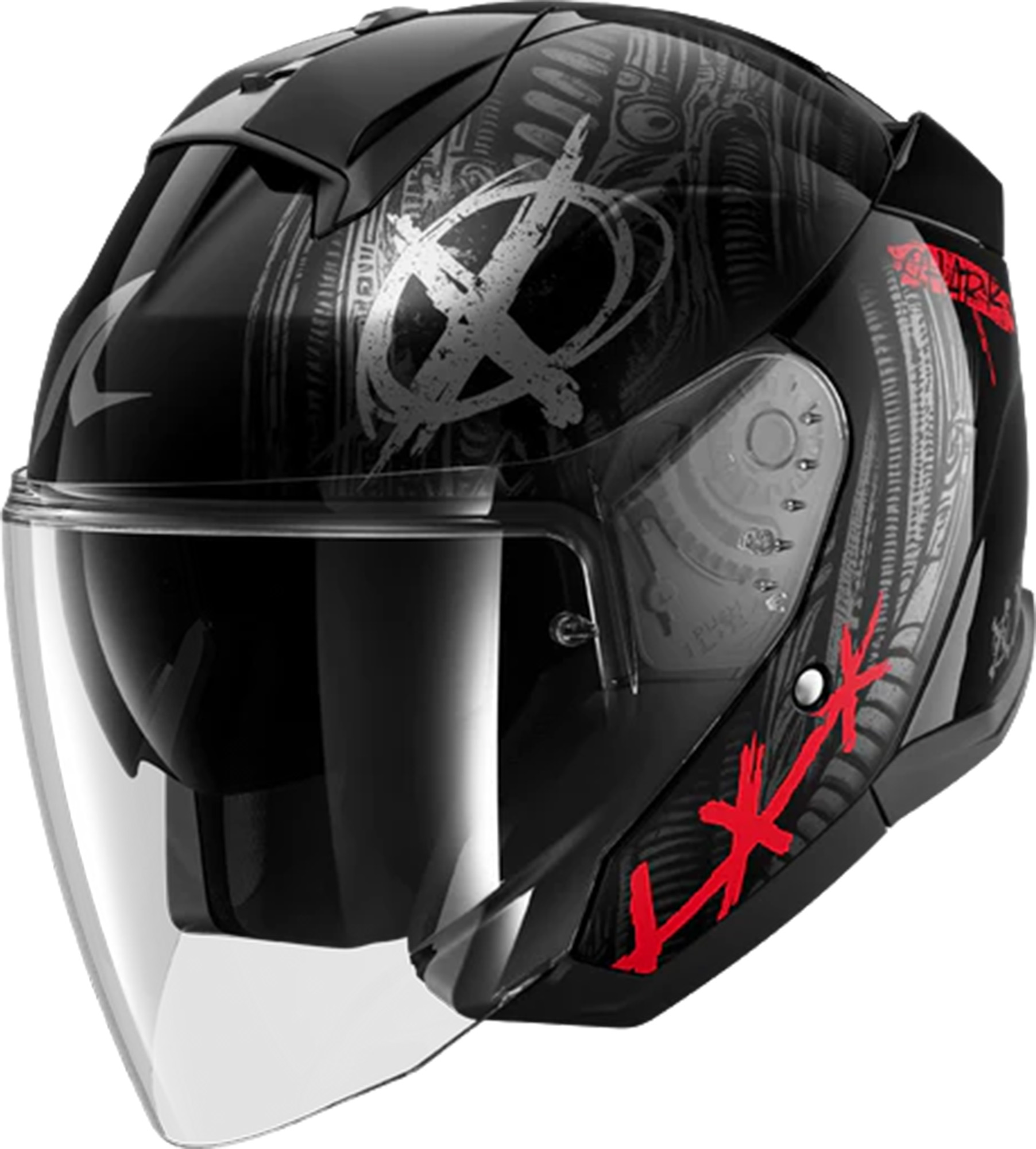 Shark Skwal Shiever Jet Helmet, Size 2XL for Men-image-962579513