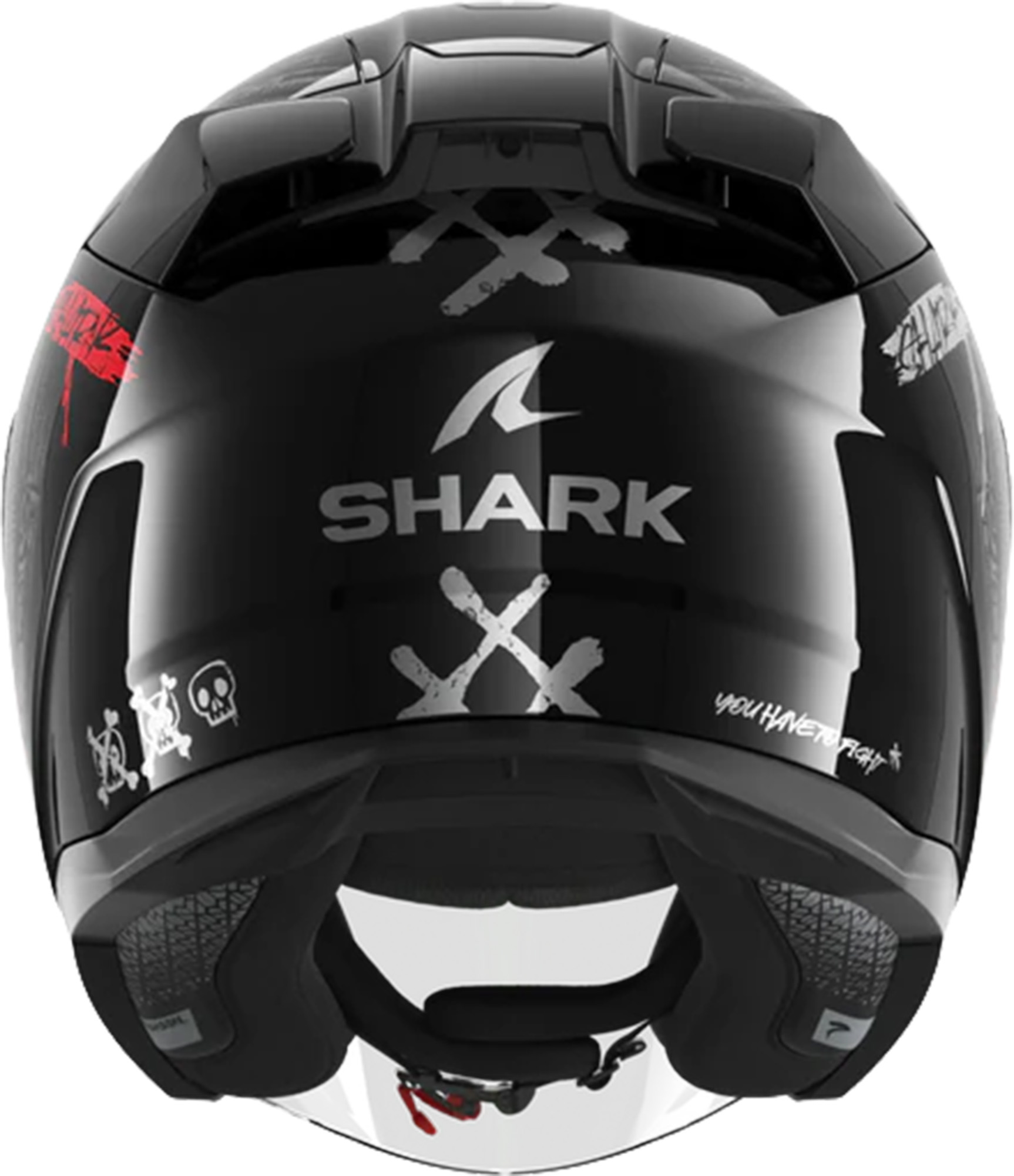 Side view of Shark Skwal Shiever Jet Helmet, Size 2XL for Men