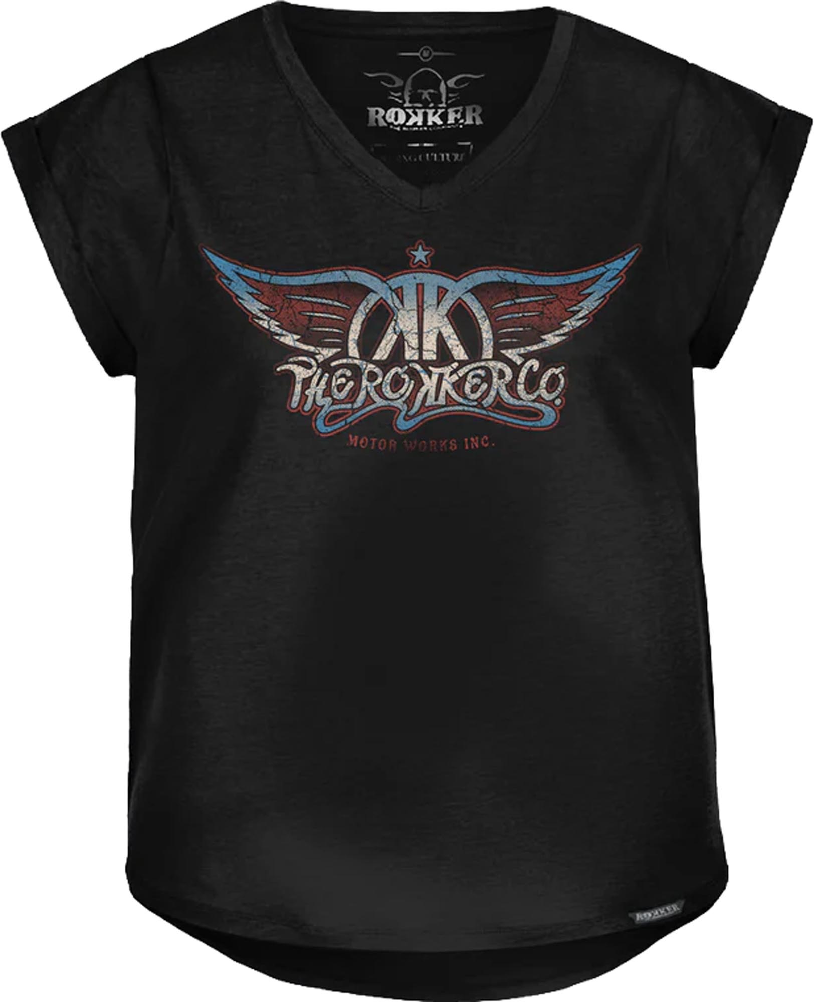 Rokker Smith Ladies T-Shirt, Size XL for Women-image-967346959