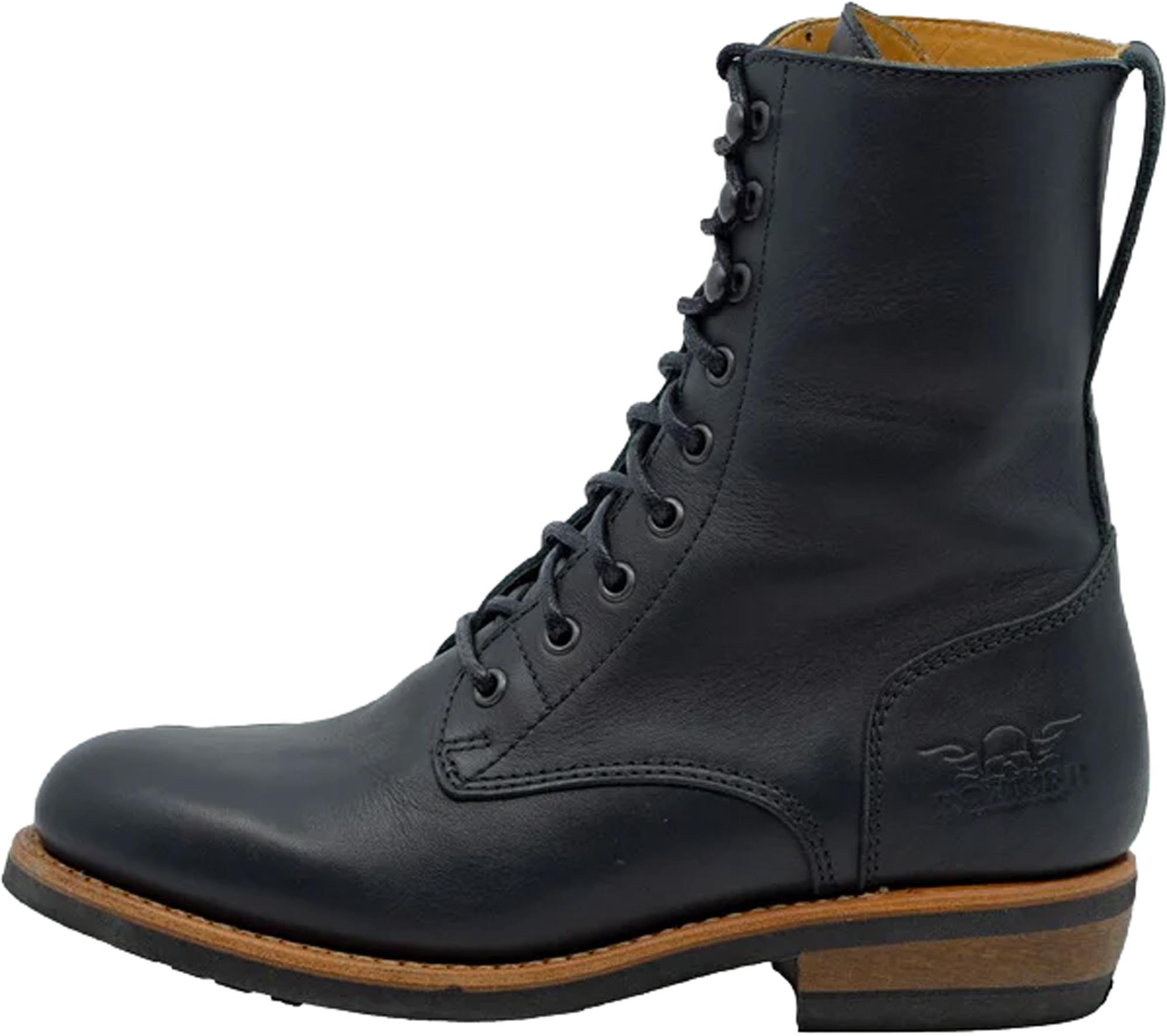 Side view of Rokker Urban Rebel Ladies Motorcycle Boots, black, Size 41 for Women