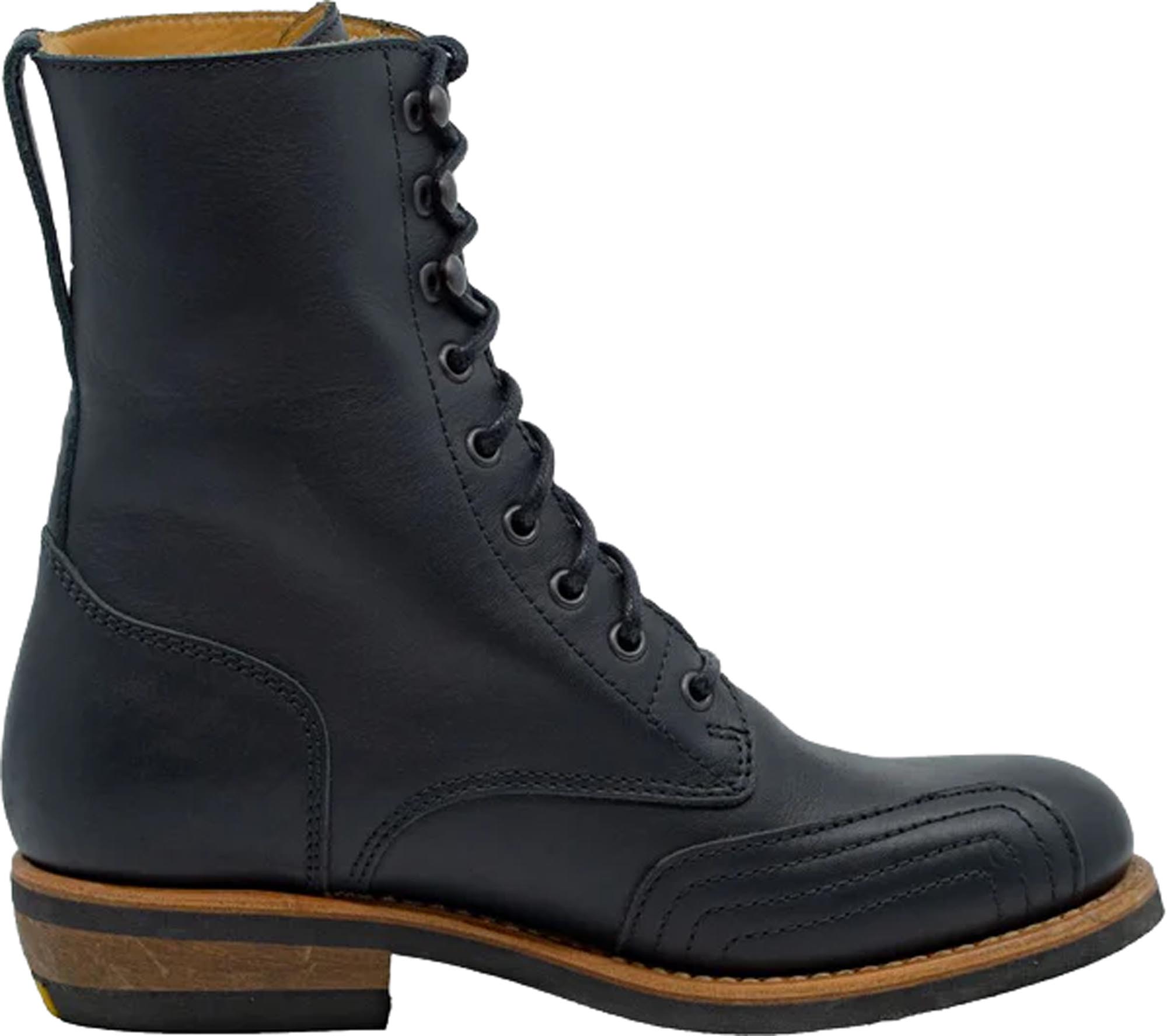 Side view of Rokker Urban Rebel Ladies Motorcycle Boots, black, Size 41 for Women
