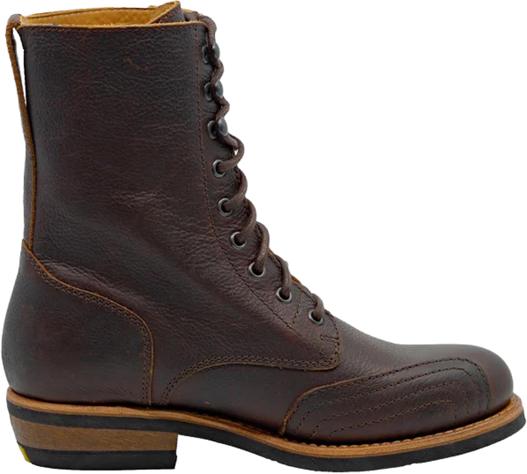 Side view of Rokker Urban Rebel Ladies Motorcycle Boots, brown, Size 37 for Women