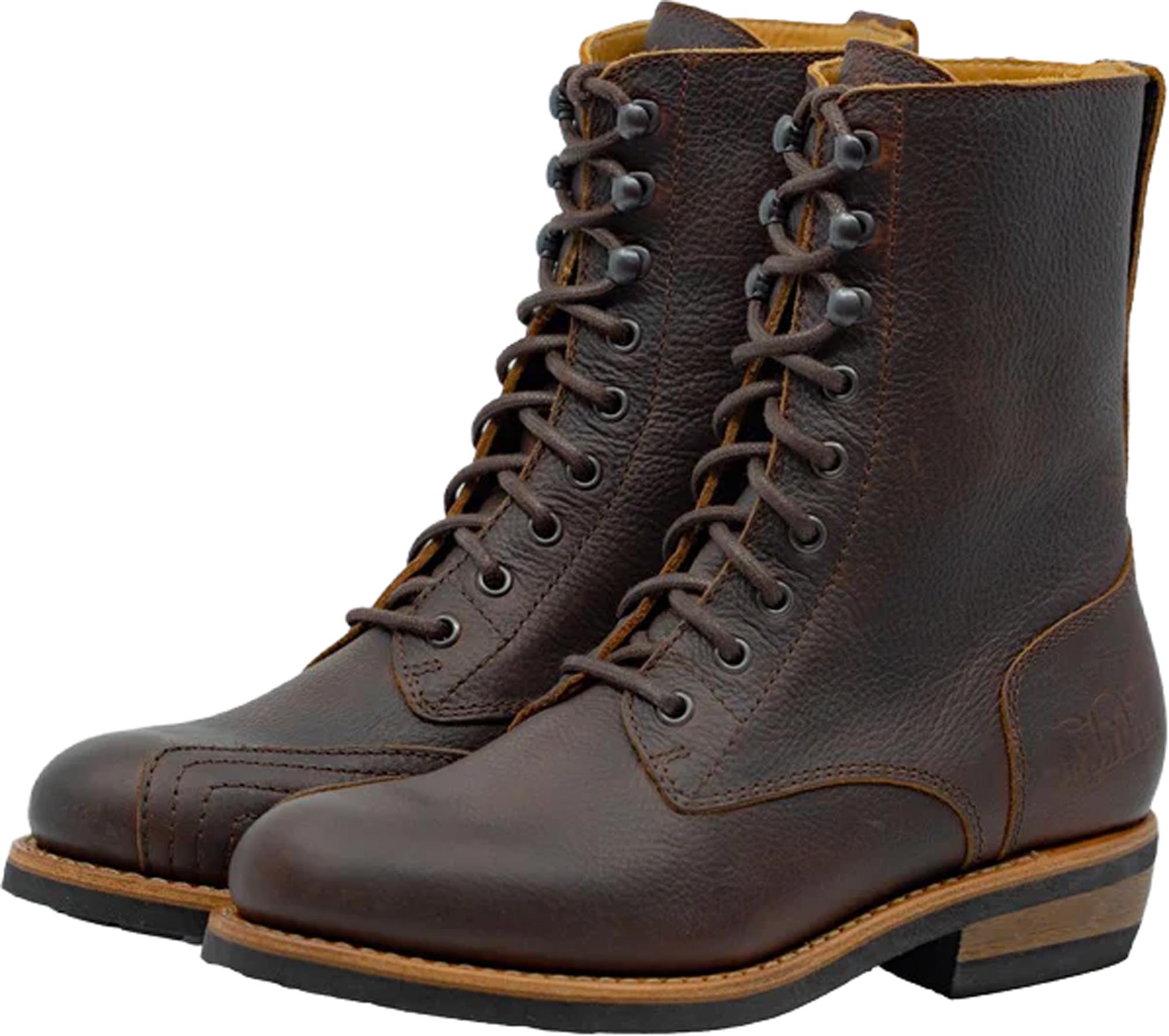 Rokker Urban Rebel Ladies Motorcycle Boots, brown, Size 37 for Women