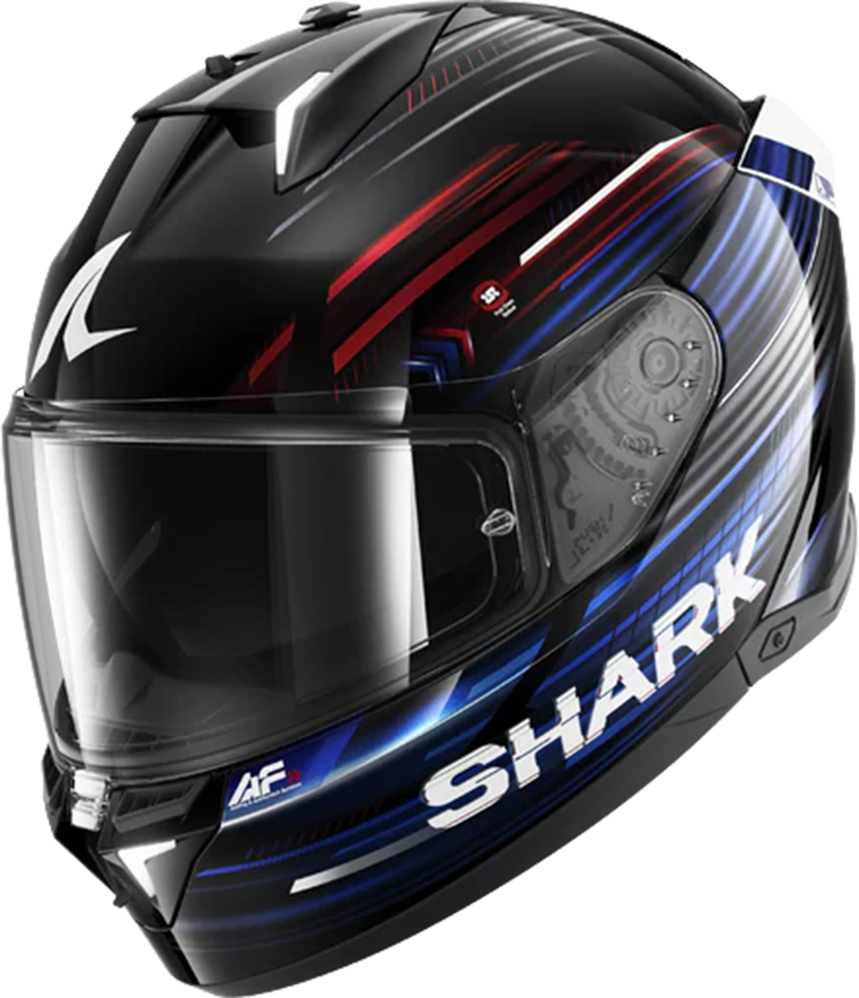 Shark Skwal i3 Light-Blur Шлем Черный/Красный/Синий S (55/56) 