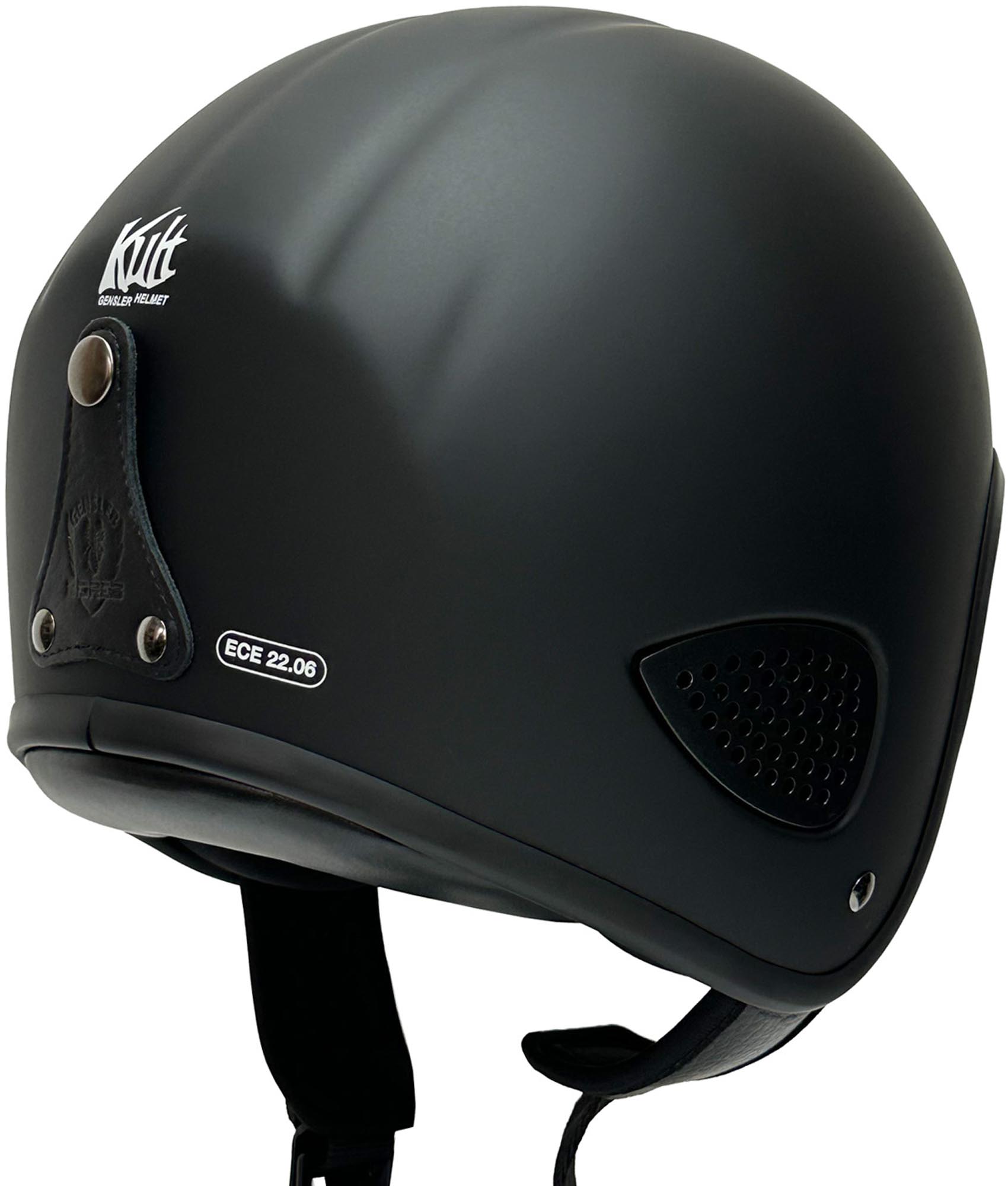 Side view of Bores Gensler Kult Evo Jet Helmet, black for Men