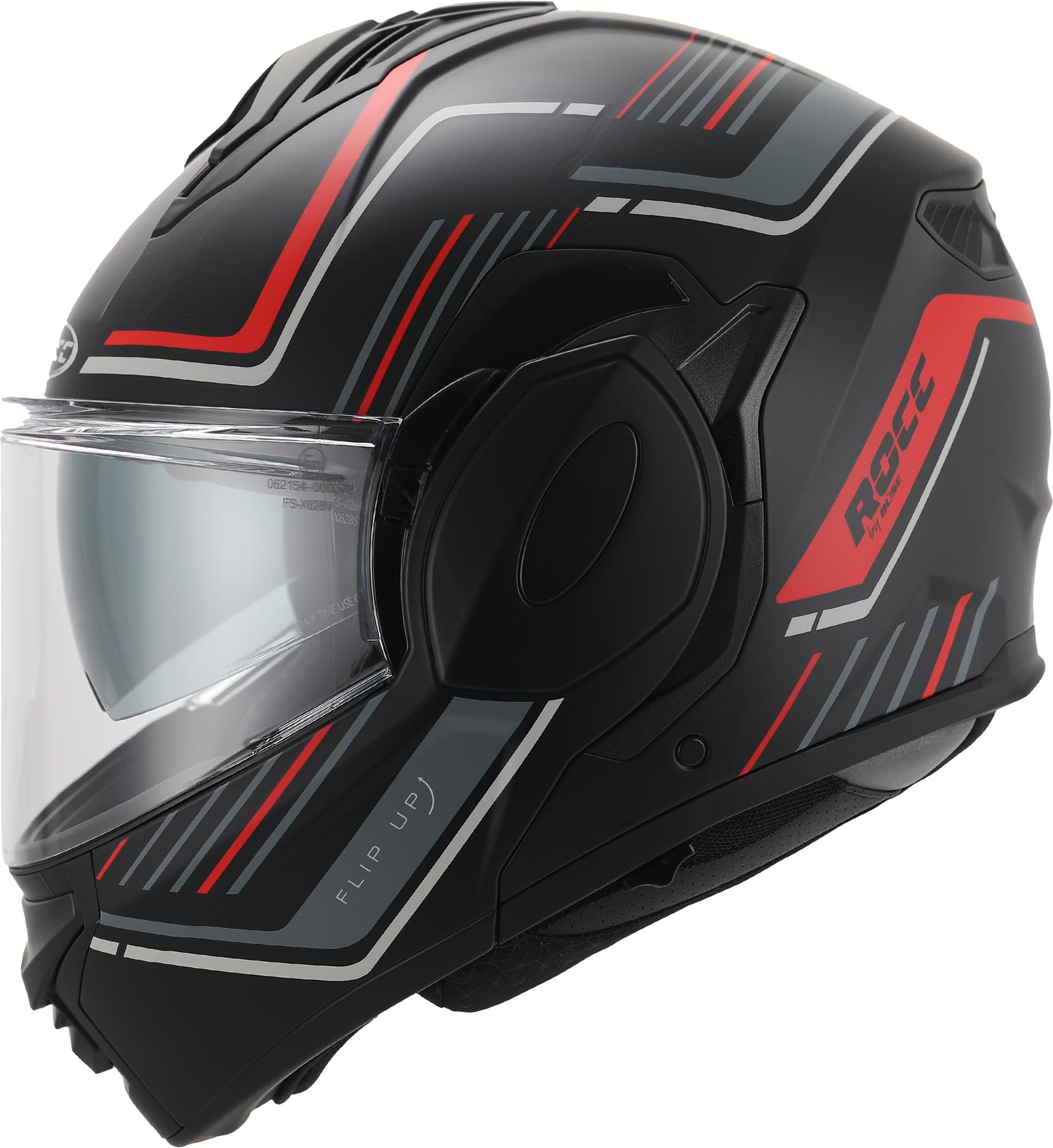 Rocc 910 Helmet, Black-Red, Size S For Men