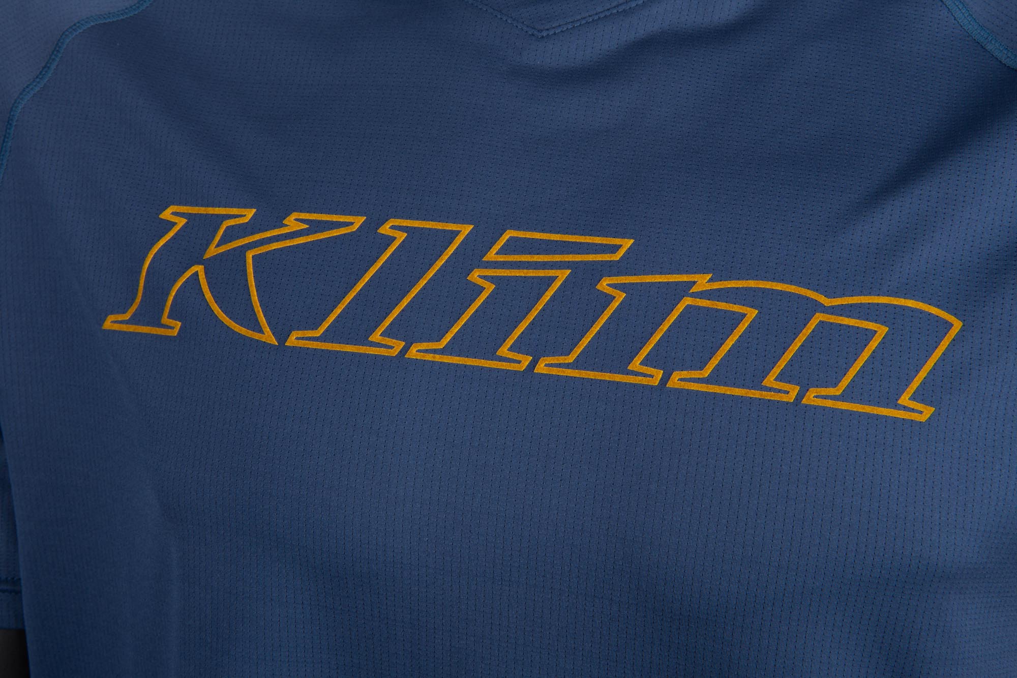 Side view of Klim Revolution Bicycle Jersey, blue, Size 2XL for Men